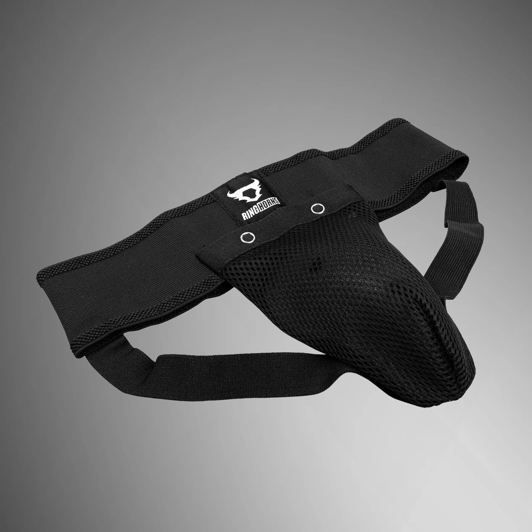 Ringhorns Charger by Venum Groin Guard and Jockstrap – Black - Image 2