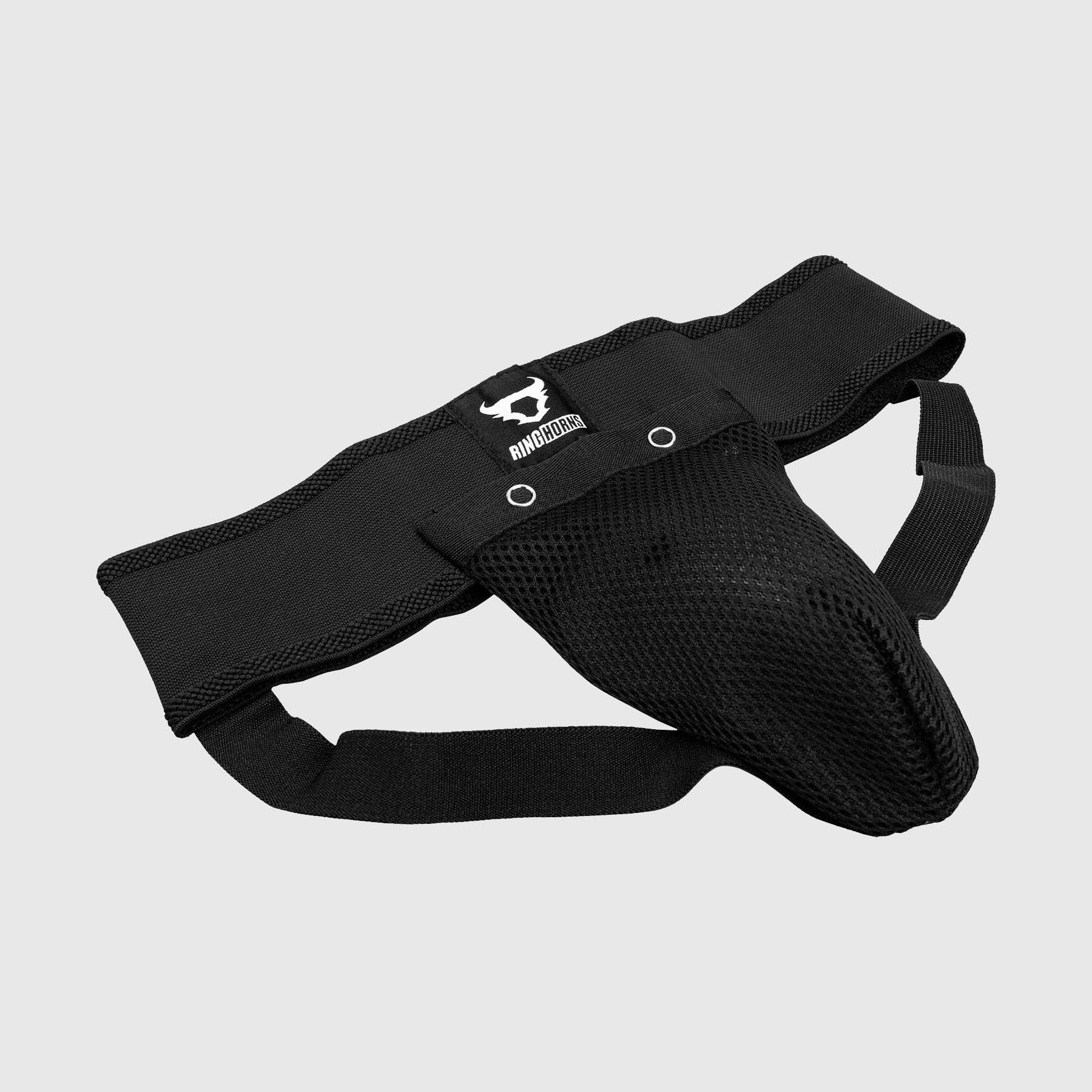 Ringhorns Charger by Venum Kids Groin Guard and Jockstrap – Black - Image 2