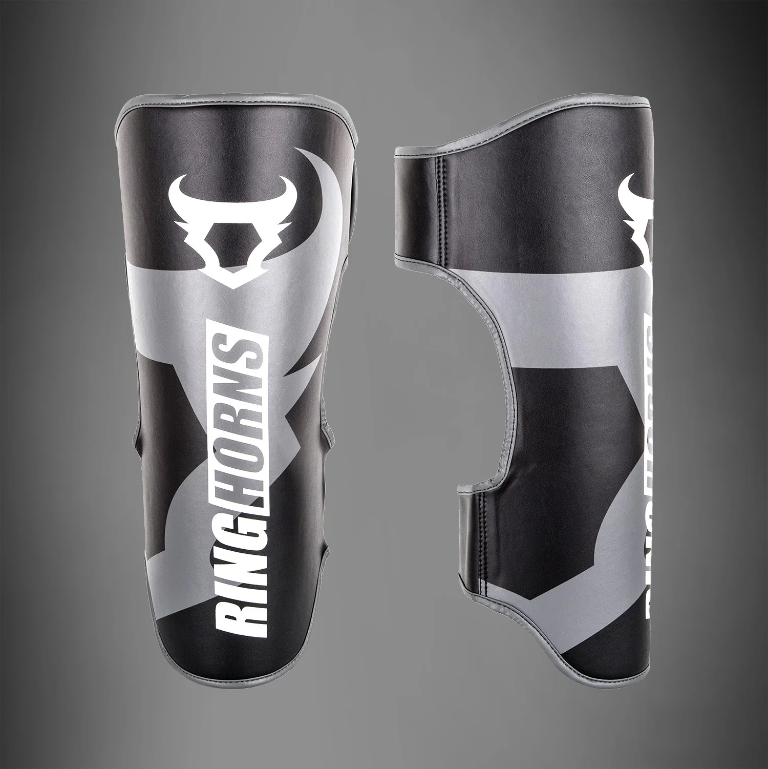Ringhorns Charger by Venum Shin Guards - Black