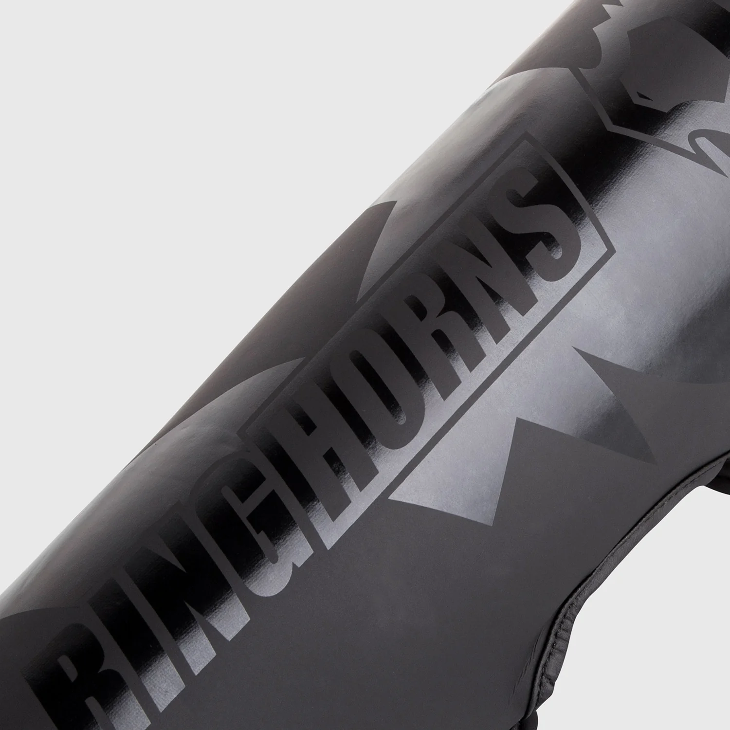 Ringhorns Charger by Venum Shin Guards - Black/Black - Image 5