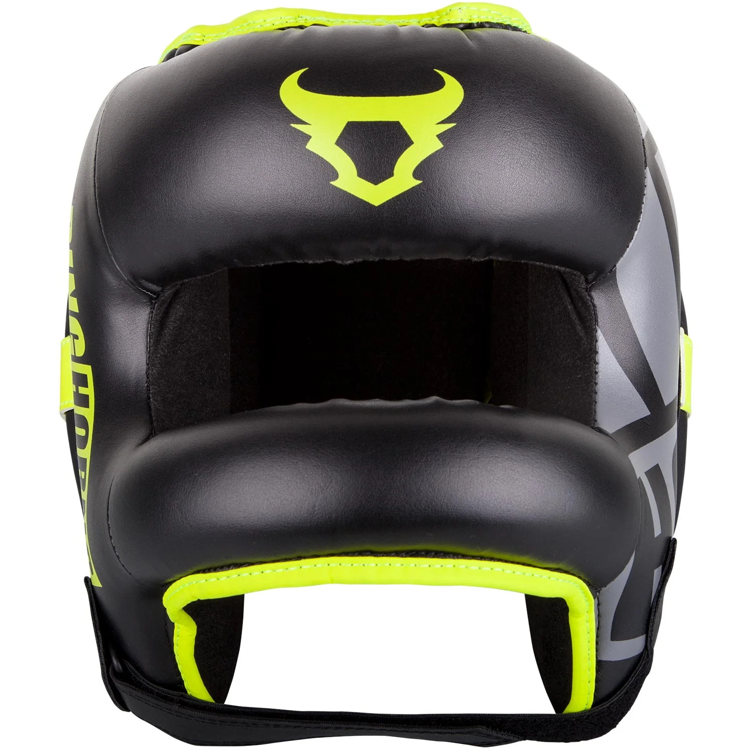 Ringhorns Nitro Headgear-Black/Neo Yellow - Image 2