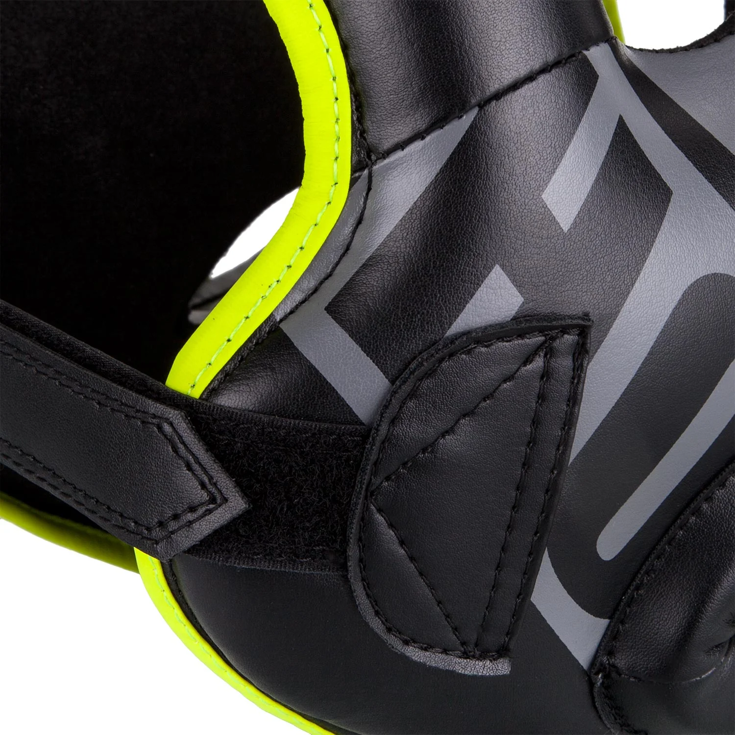 Ringhorns Nitro Headgear-Black/Neo Yellow - Image 3