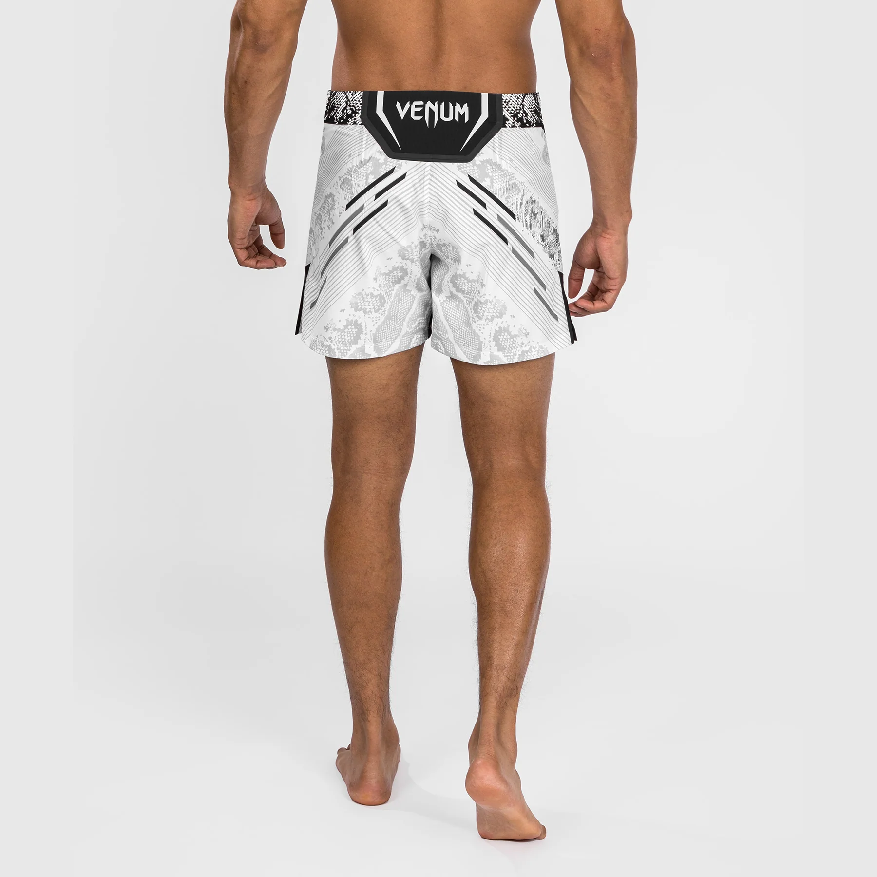 UFC Adrenaline by Venum Personalized Authentic Fight Night Men's Fight Short - Short Fit - White - Image 6