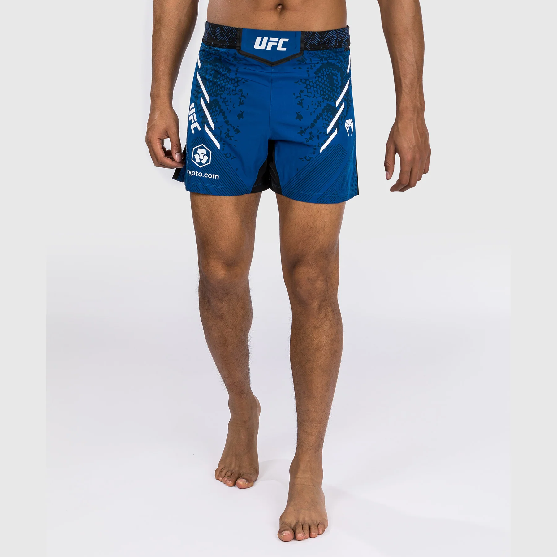 UFC Adrenaline by Venum Personalized Authentic Fight Night Men's Fight Short - Short Fit - Blue - Image 3