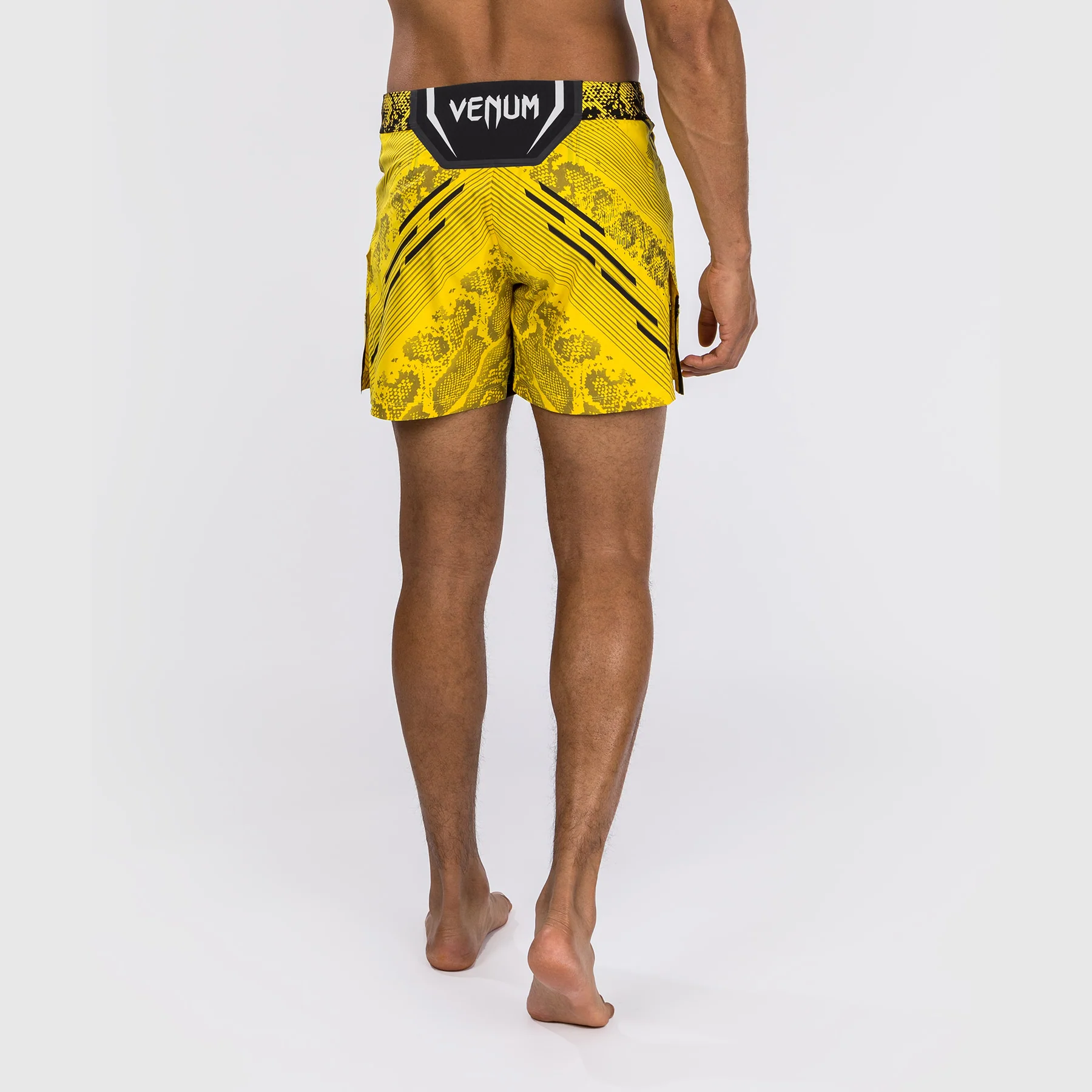 UFC Adrenaline by Venum Personalized Authentic Fight Night Men's Fight Short - Short Fit - Yellow - Image 6