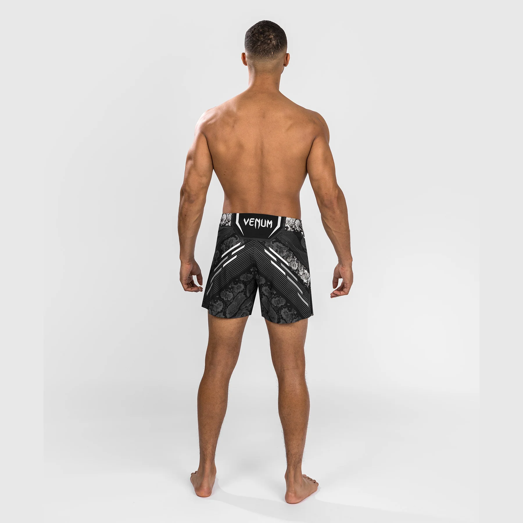 UFC Adrenaline by Venum Personalized Authentic Fight Night Men's Fight Short - Short Fit - Black - Image 4