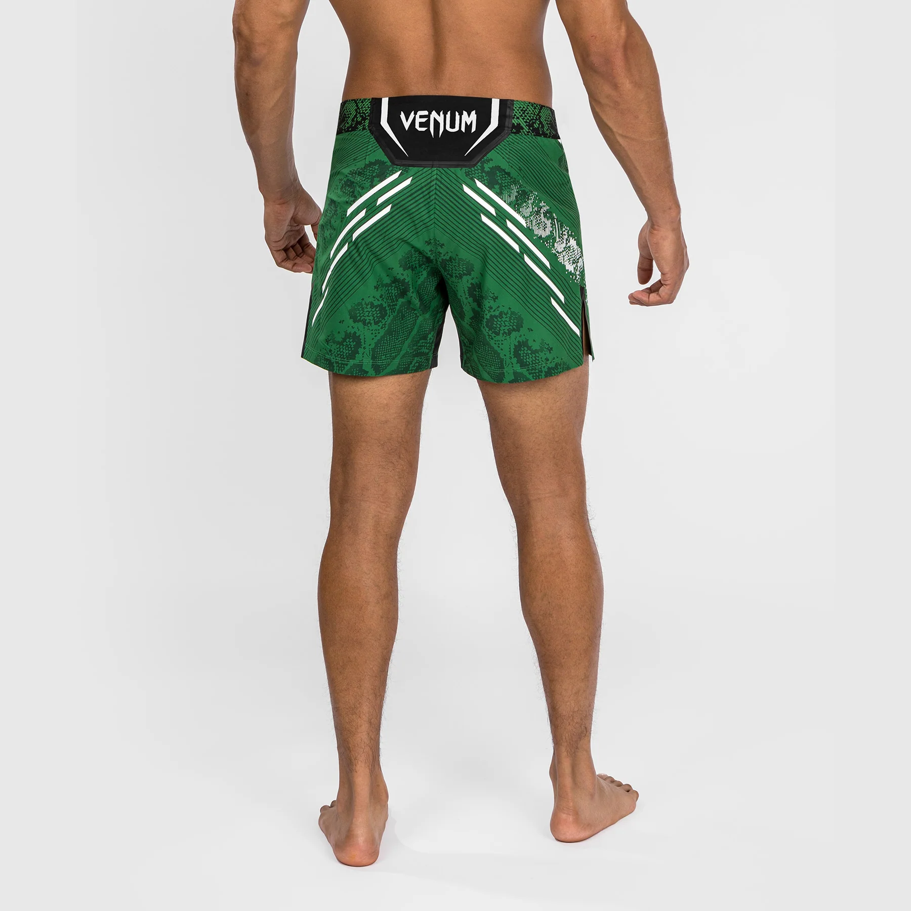 UFC Adrenaline by Venum Personalized Authentic Fight Night Men's Fight Short - Short Fit - Green - Image 5