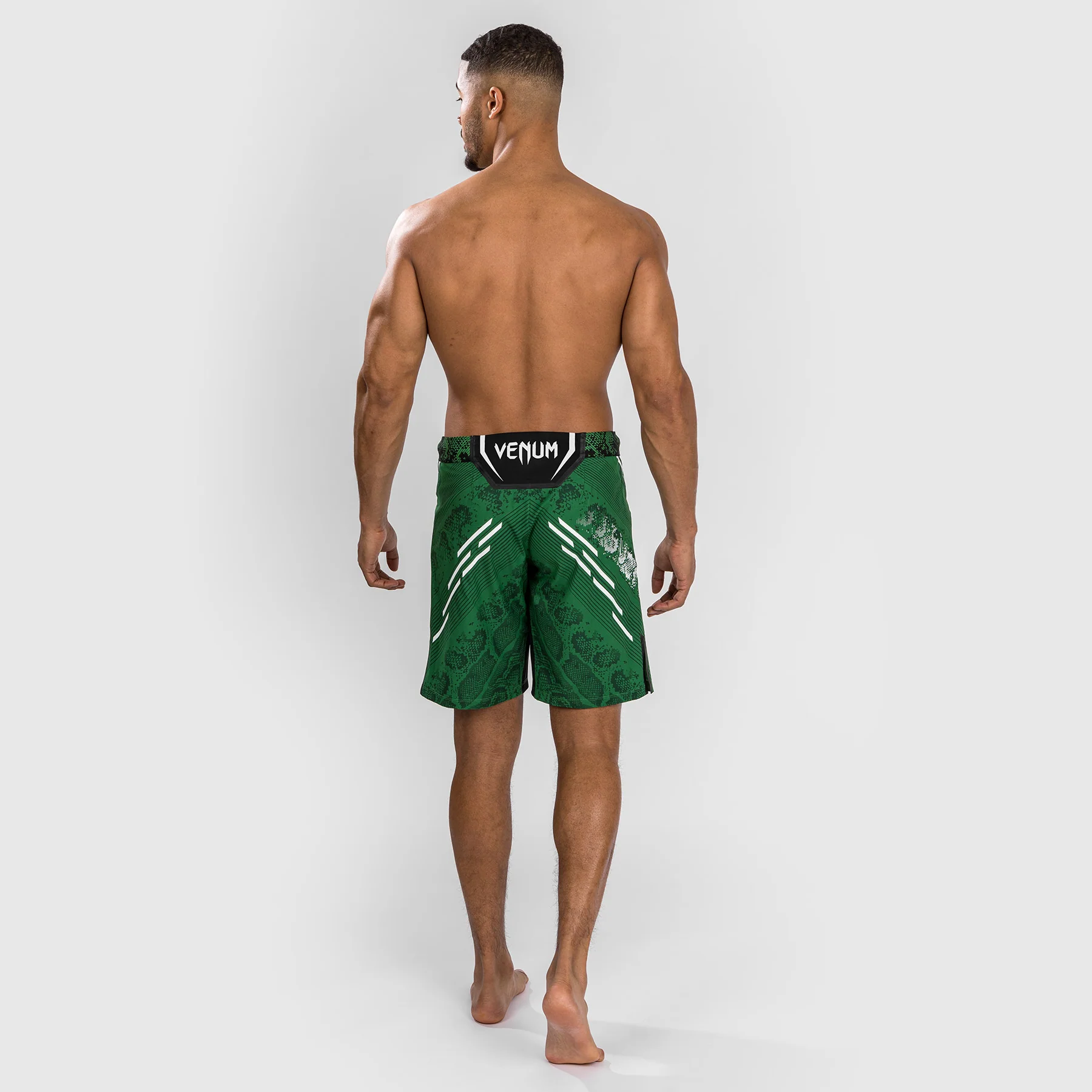 UFC Adrenaline by Venum Personalized Authentic Fight Night Men's Fight Short - Long Fit - Green - Image 6