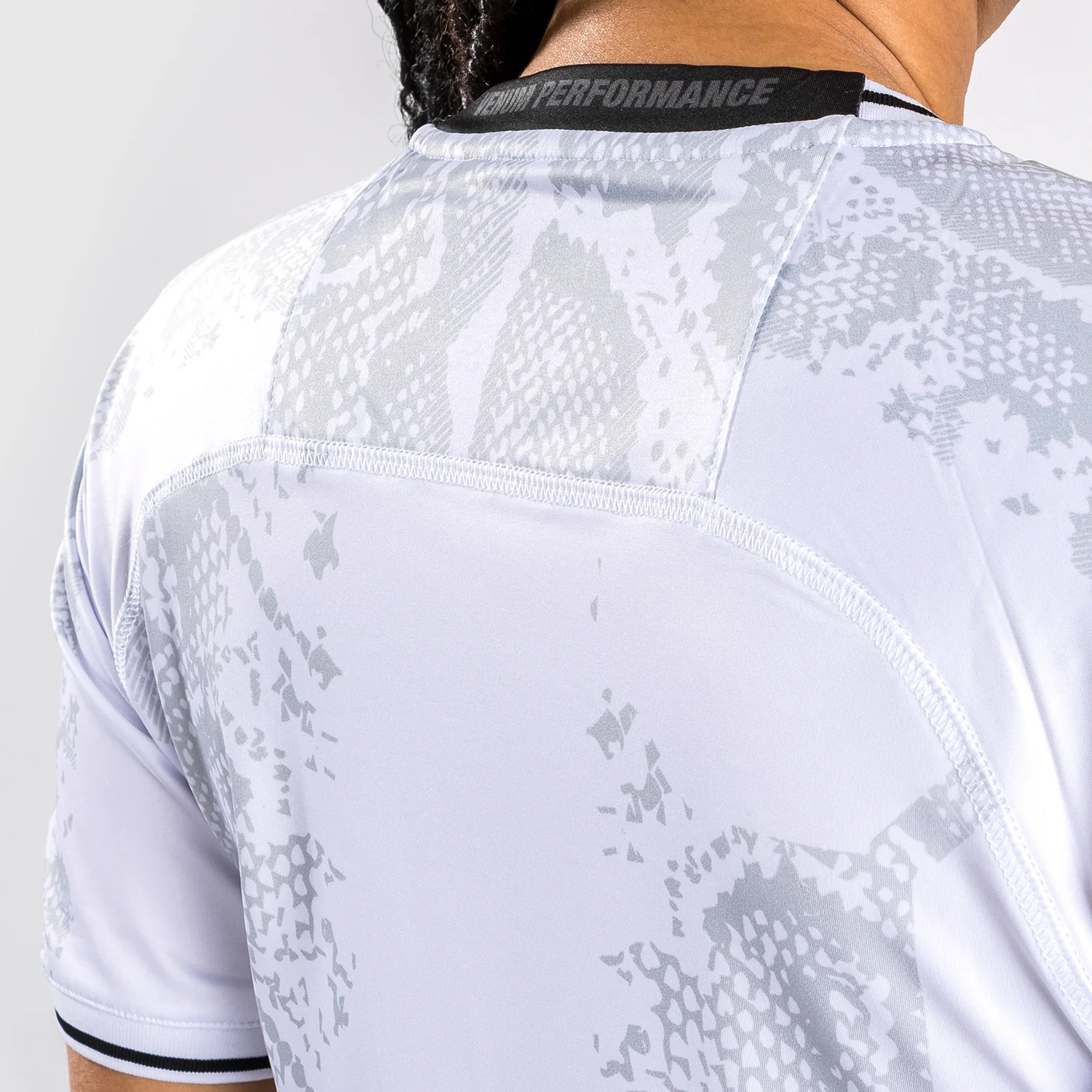 UFC Adrenaline by Venum Personalized Authentic Fight Night Women's Walkout Jersey - White - Image 10