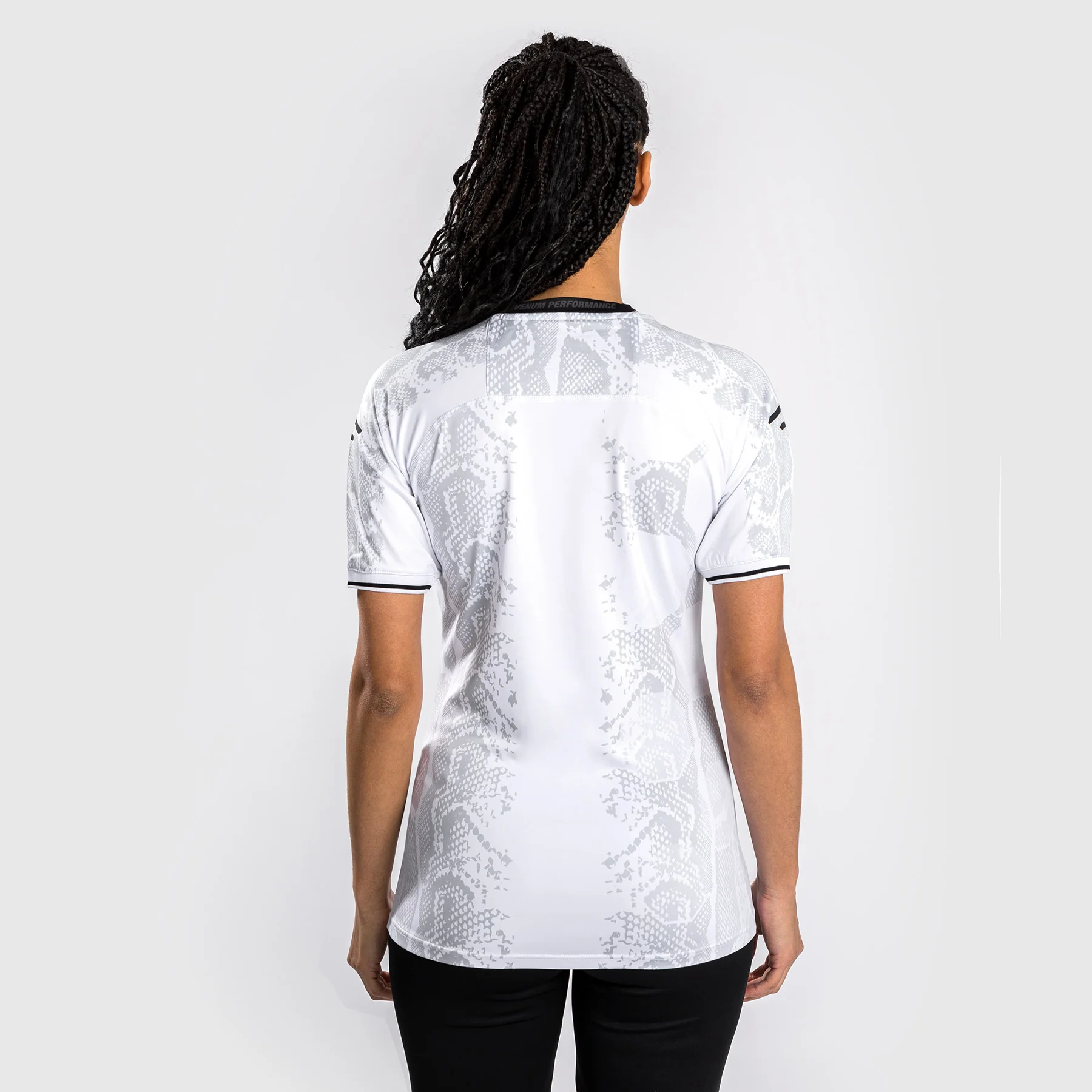 UFC Adrenaline by Venum Personalized Authentic Fight Night Women's Walkout Jersey - White - Image 7