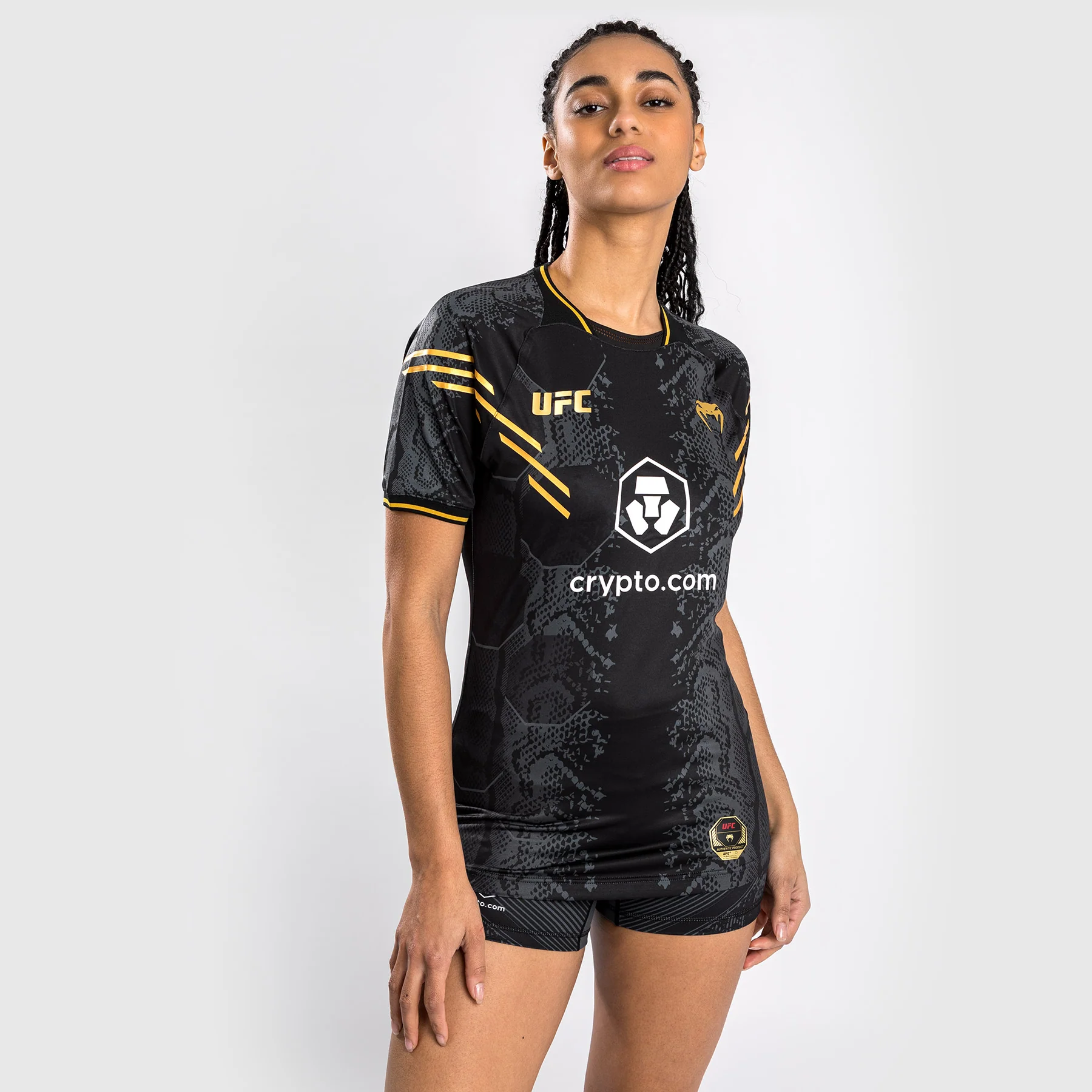 UFC Adrenaline by Venum Personalized Authentic Fight Night Women's Walkout Jersey - Champion - Image 3