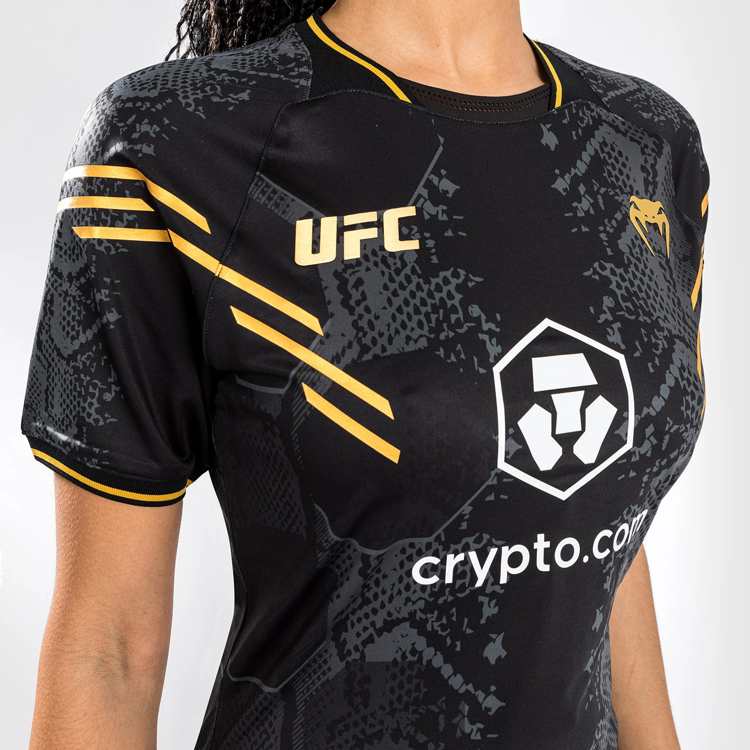 UFC Adrenaline by Venum Personalized Authentic Fight Night Women's Walkout Jersey - Champion - Image 7