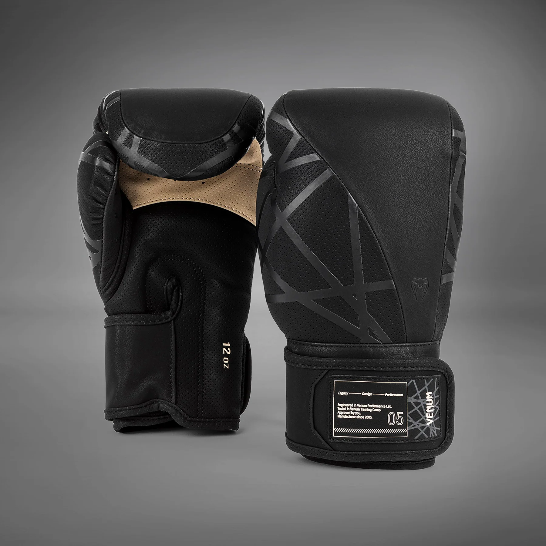 Venum Tecmo 2.0 Boxing Gloves - Black