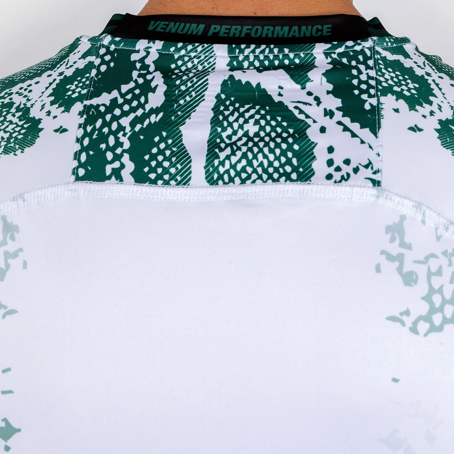 UFC Adrenaline by Venum Authentic Fight Night Men’s Jersey - Emerald Edition - White/Green - Image 5