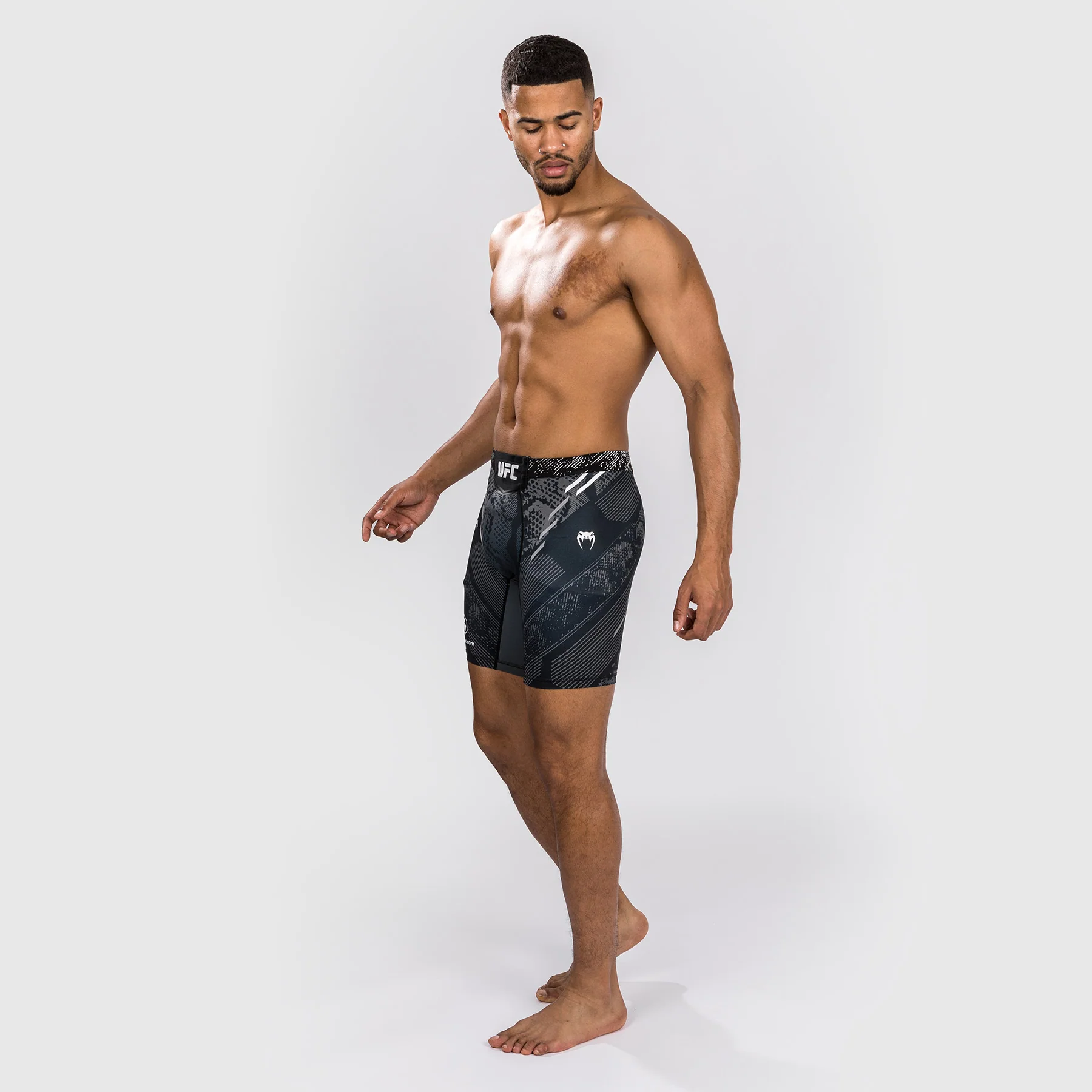 UFC Adrenaline by Venum Authentic Fight Night Men’s Vale Tudo Short - Black - Image 4