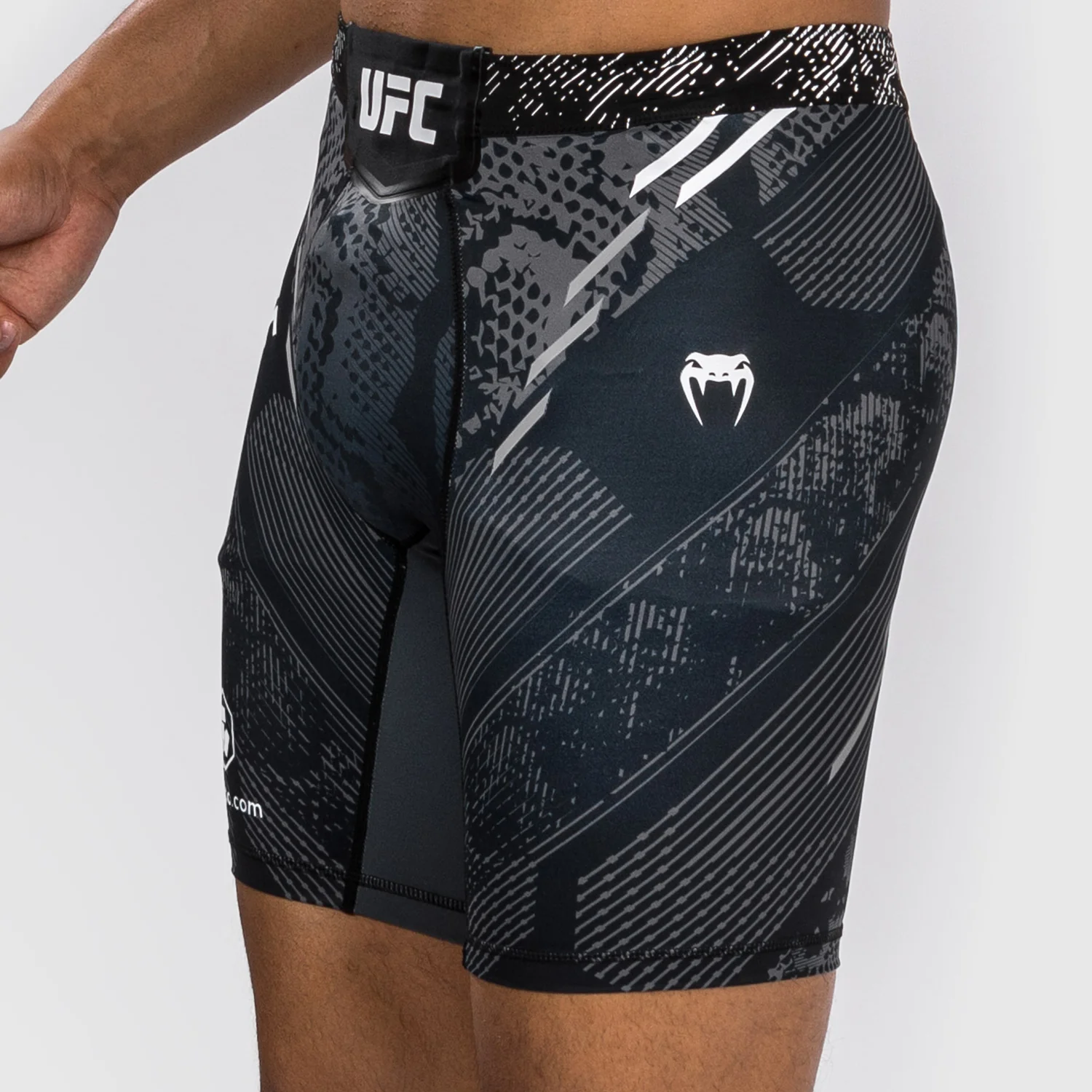 UFC Adrenaline by Venum Authentic Fight Night Men’s Vale Tudo Short - Black - Image 7
