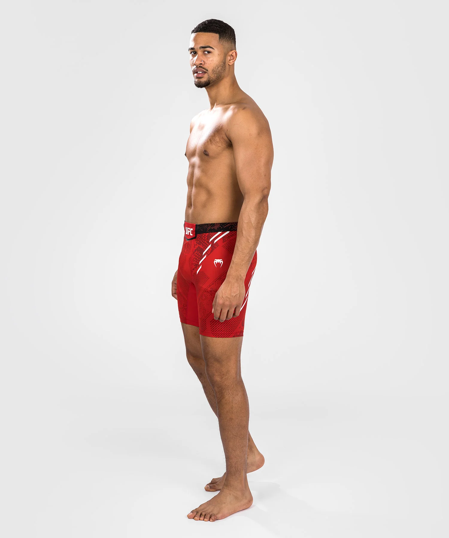 UFC Adrenaline by Venum Authentic Fight Night Men’s Vale Tudo Short - Red - Image 6