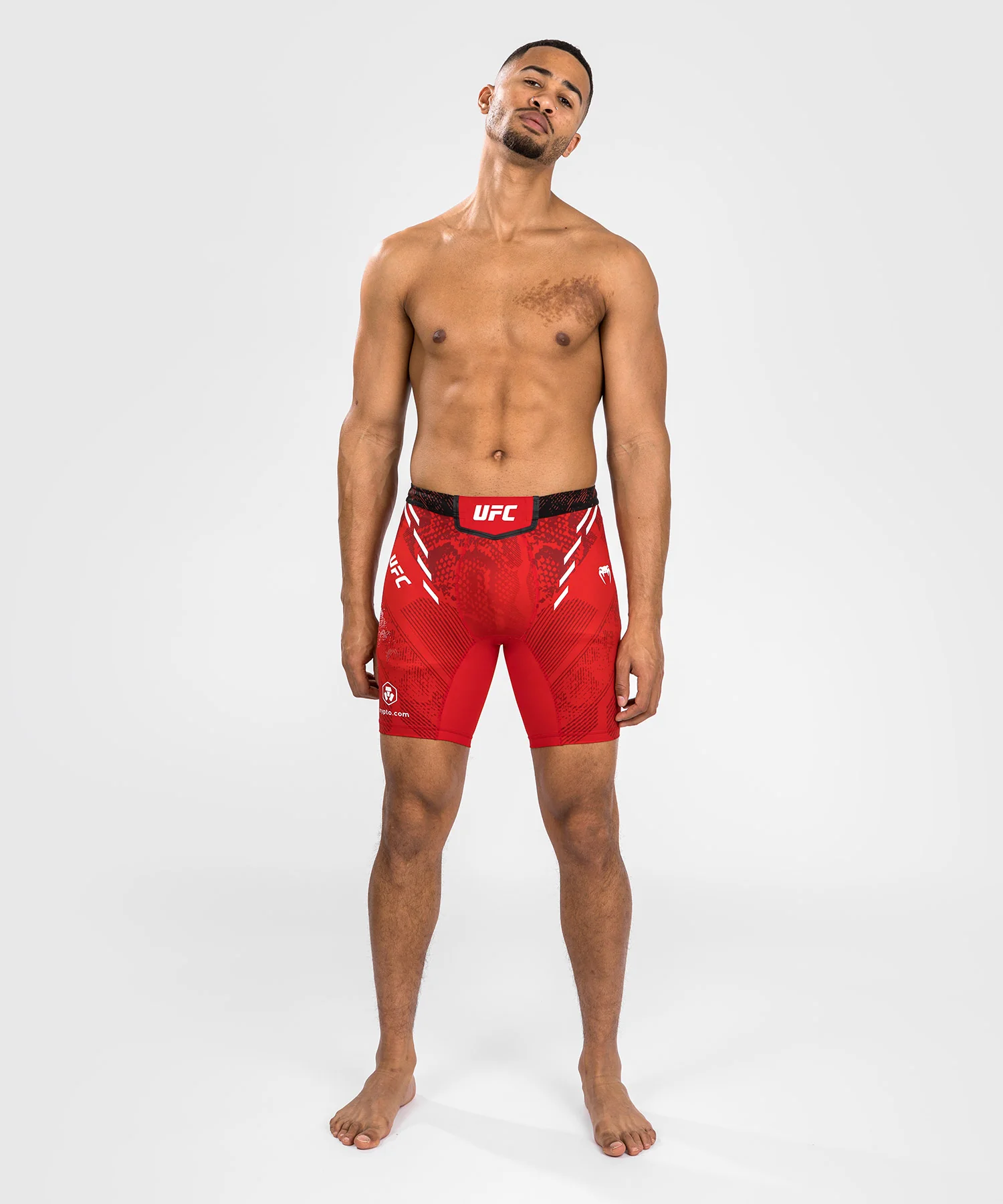 UFC Adrenaline by Venum Authentic Fight Night Men’s Vale Tudo Short - Red - Image 8