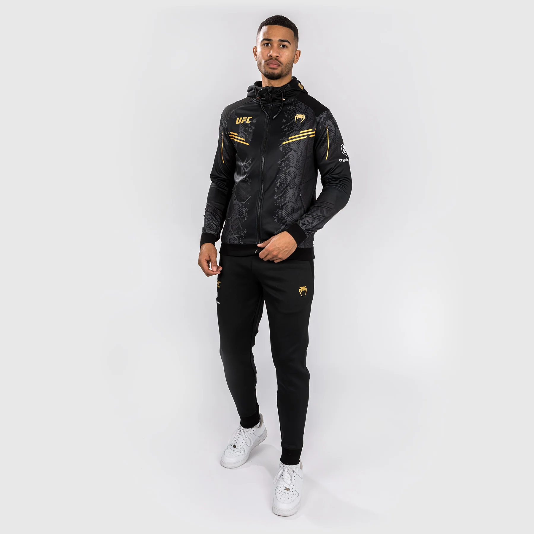 UFC Adrenaline by Venum Authentic Fight Night Men’s Walkout Hoodie - Champion - Image 5