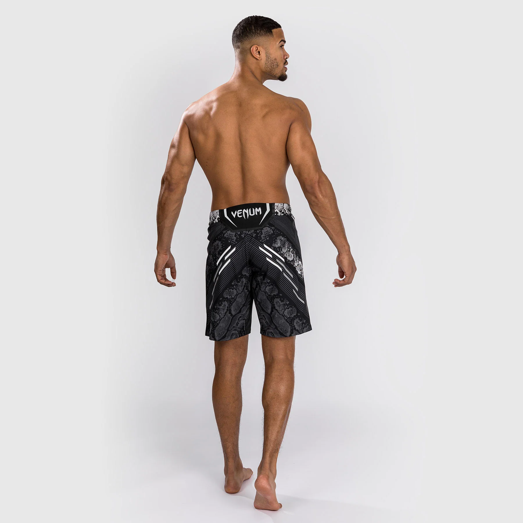 UFC Adrenaline by Venum Authentic Fight Night Men's Fight Short - Long Fit - Black - Image 5