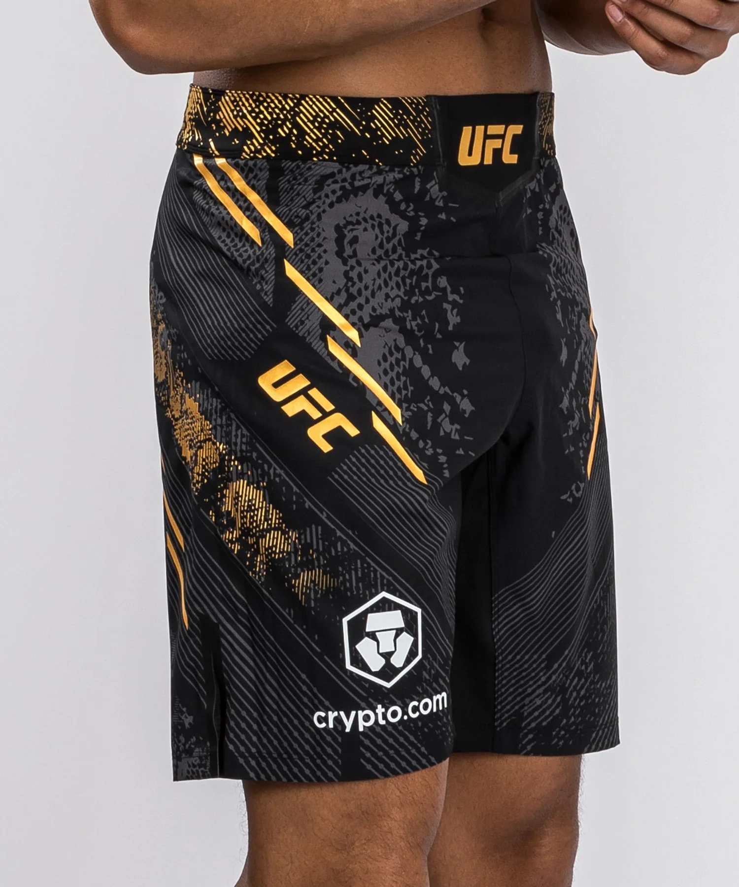 UFC Adrenaline by Venum Authentic Fight Night Men's Fight Short - Long Fit  - Champion - Image 7