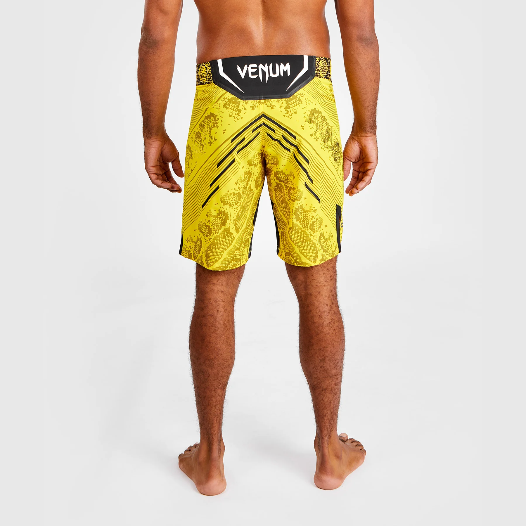 UFC Adrenaline by Venum Authentic Fight Night Men's Fight Short - Long Fit - Yellow - Image 6