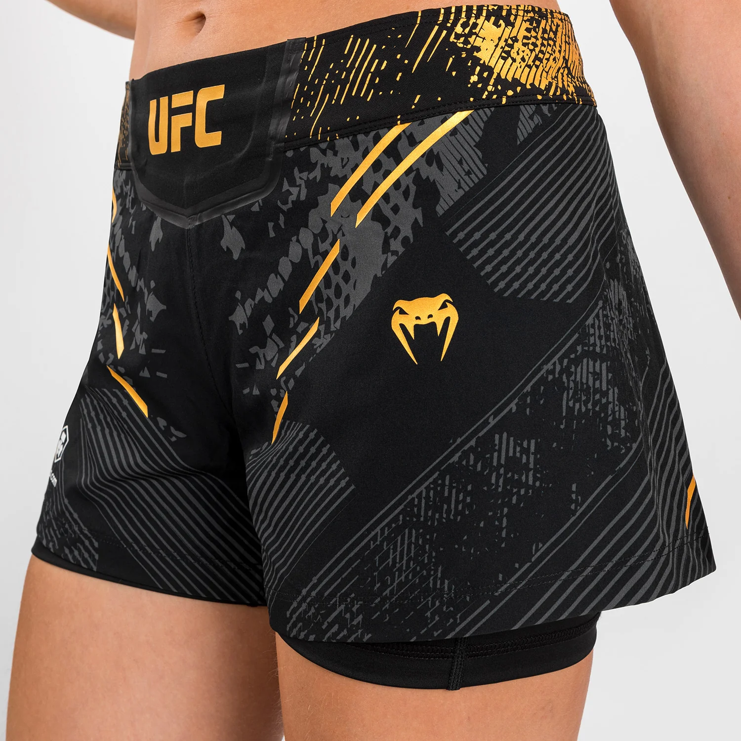 UFC Adrenaline by Venum Authentic Fight Night Women’s Fight Short - Champion - Image 7