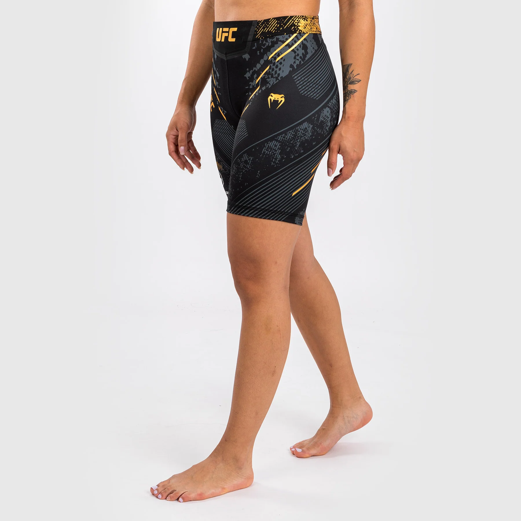 UFC Adrenaline by Venum Authentic Fight Night Women’s Vale Tudo Short - Long Fit - Champion - Image 3
