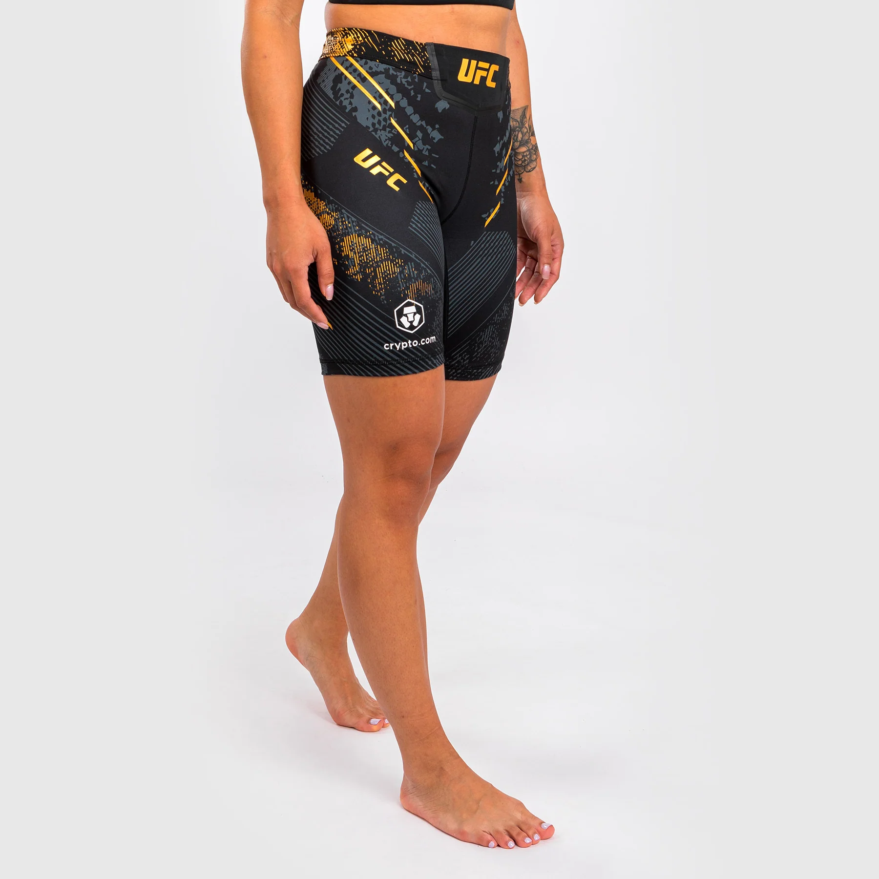 UFC Adrenaline by Venum Authentic Fight Night Women’s Vale Tudo Short - Long Fit - Champion - Image 4