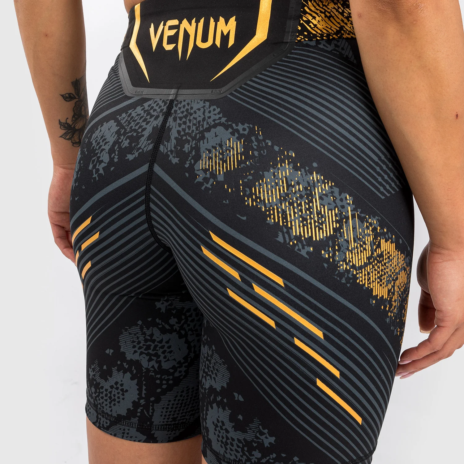 UFC Adrenaline by Venum Authentic Fight Night Women’s Vale Tudo Short - Long Fit - Champion - Image 6