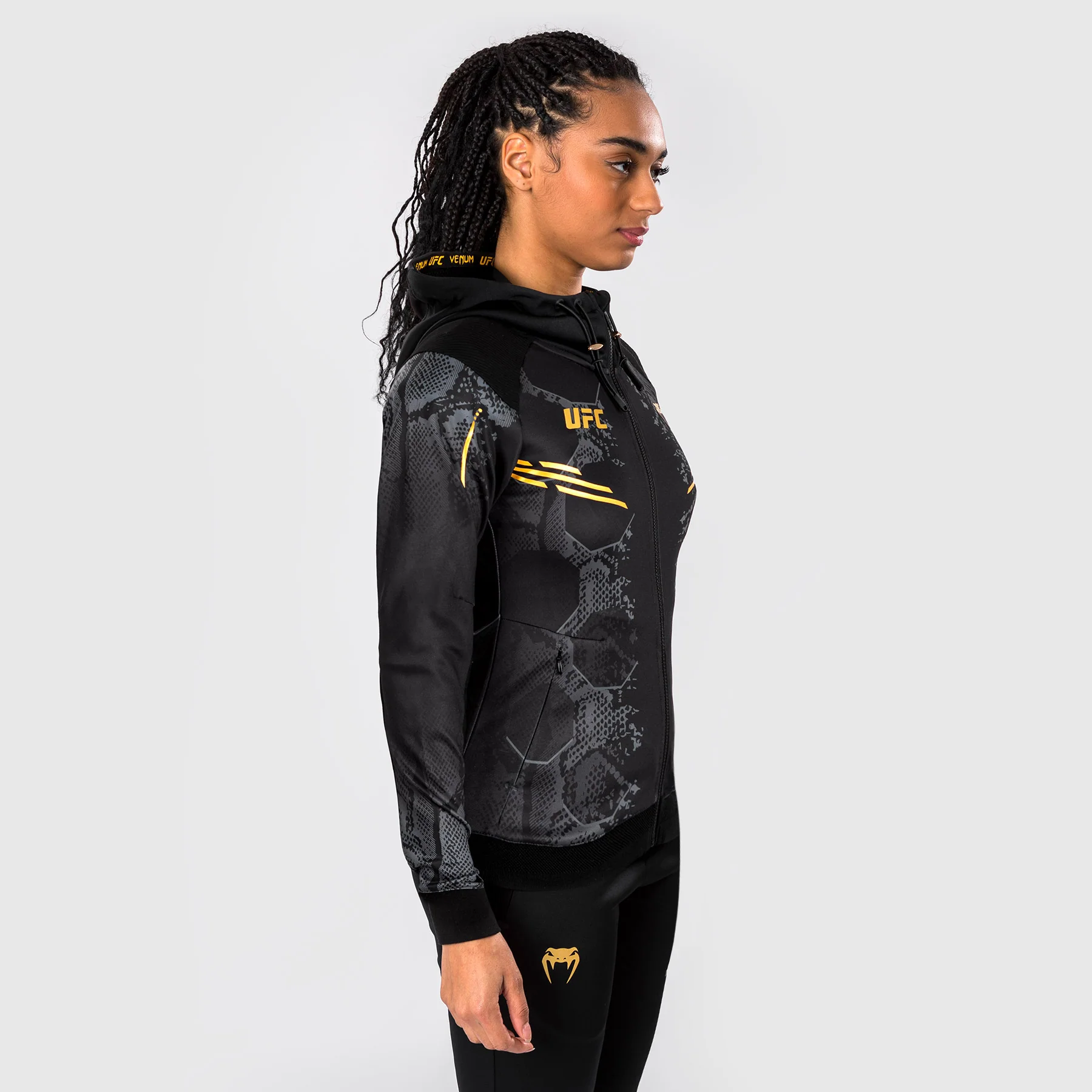 UFC Adrenaline by Venum Authentic Fight Night  Women’s Walkout Hoodie - Champion - Image 2