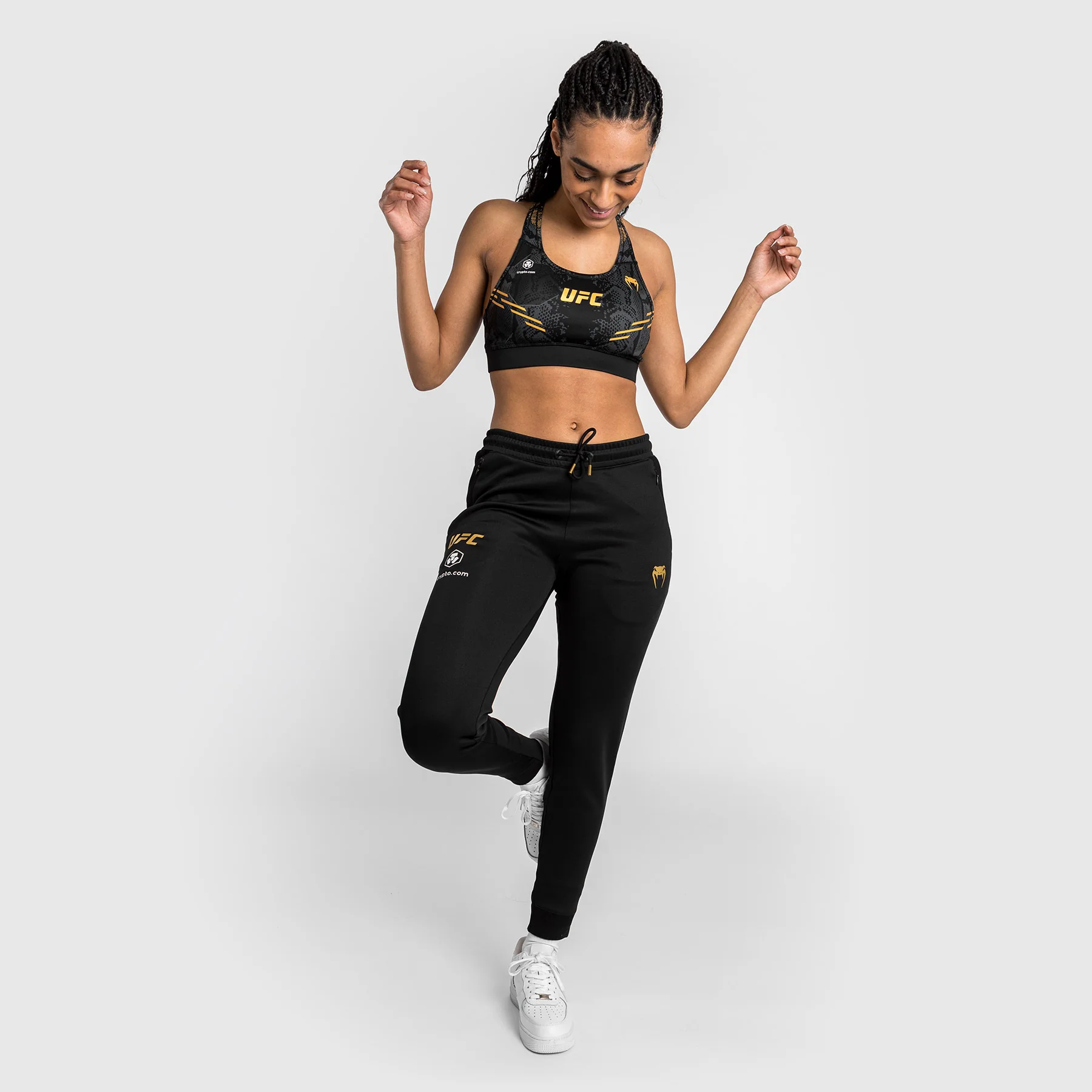 UFC Adrenaline by Venum Authentic Fight Night Women’s Walkout Pant - Champion - Image 4