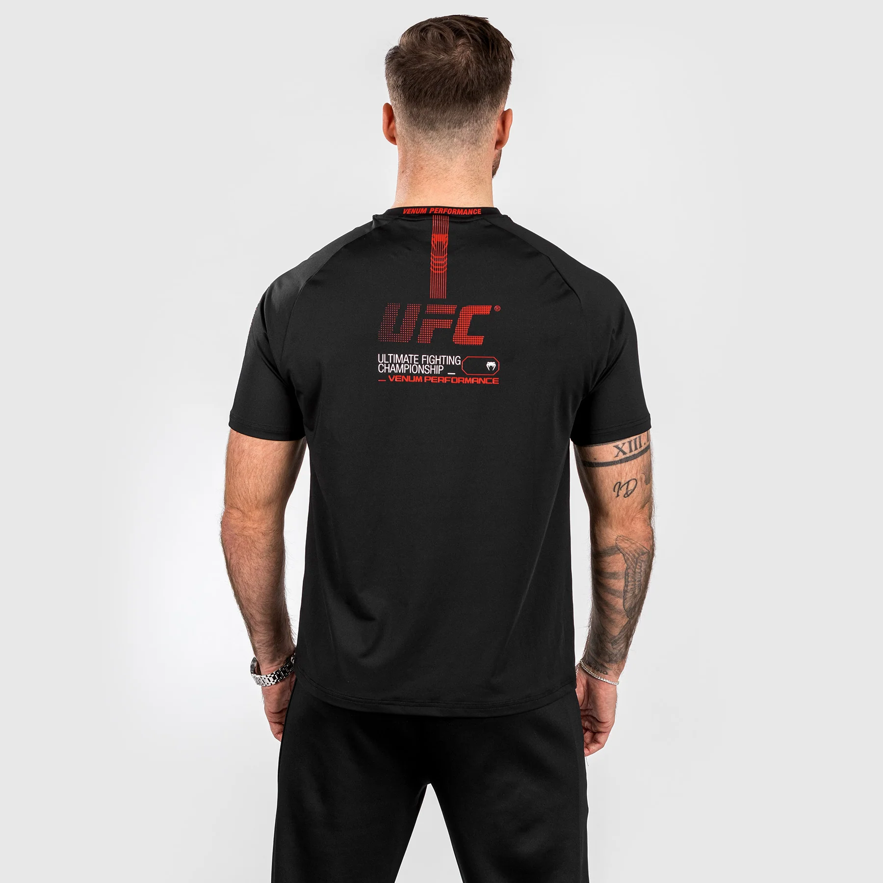 UFC Adrenaline by Venum Fight Week Men’s Dry-tech T-shirt - Black - Image 2