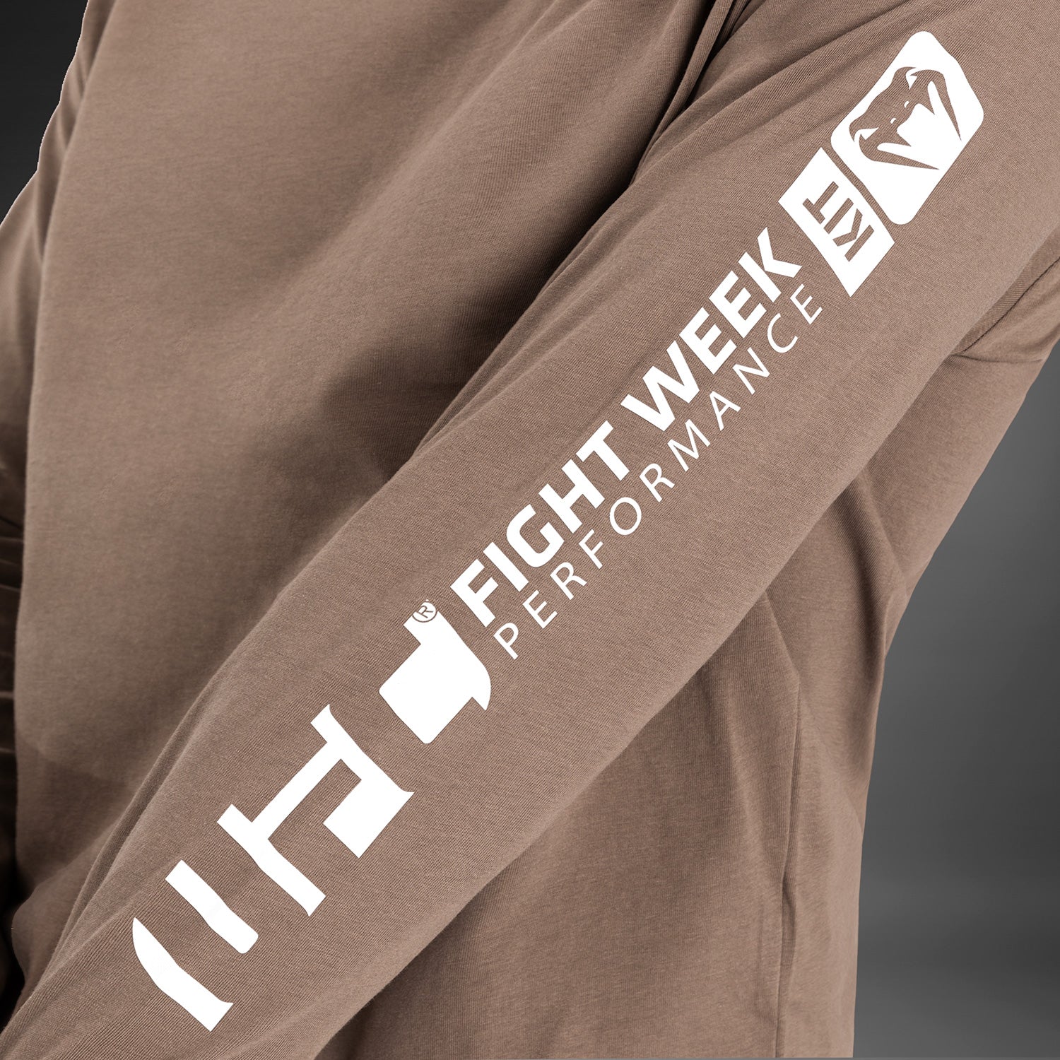 UFC Adrenaline by Venum Fight Week Men’s Long Sleeve T-Shirt - Bronze - Image 6