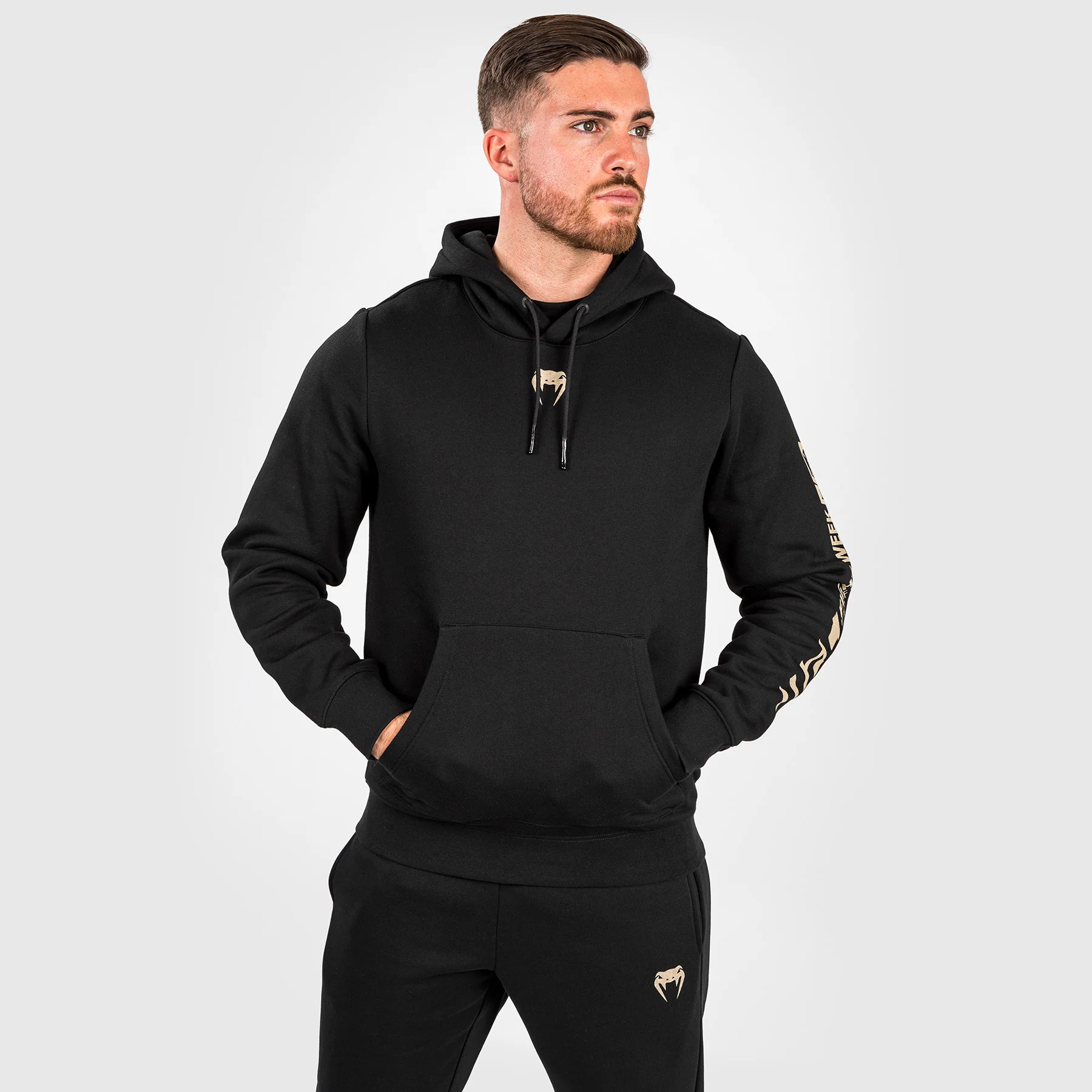UFC Adrenaline by Venum Fight Week Men’s Pullover Hoodie - Black - Image 3