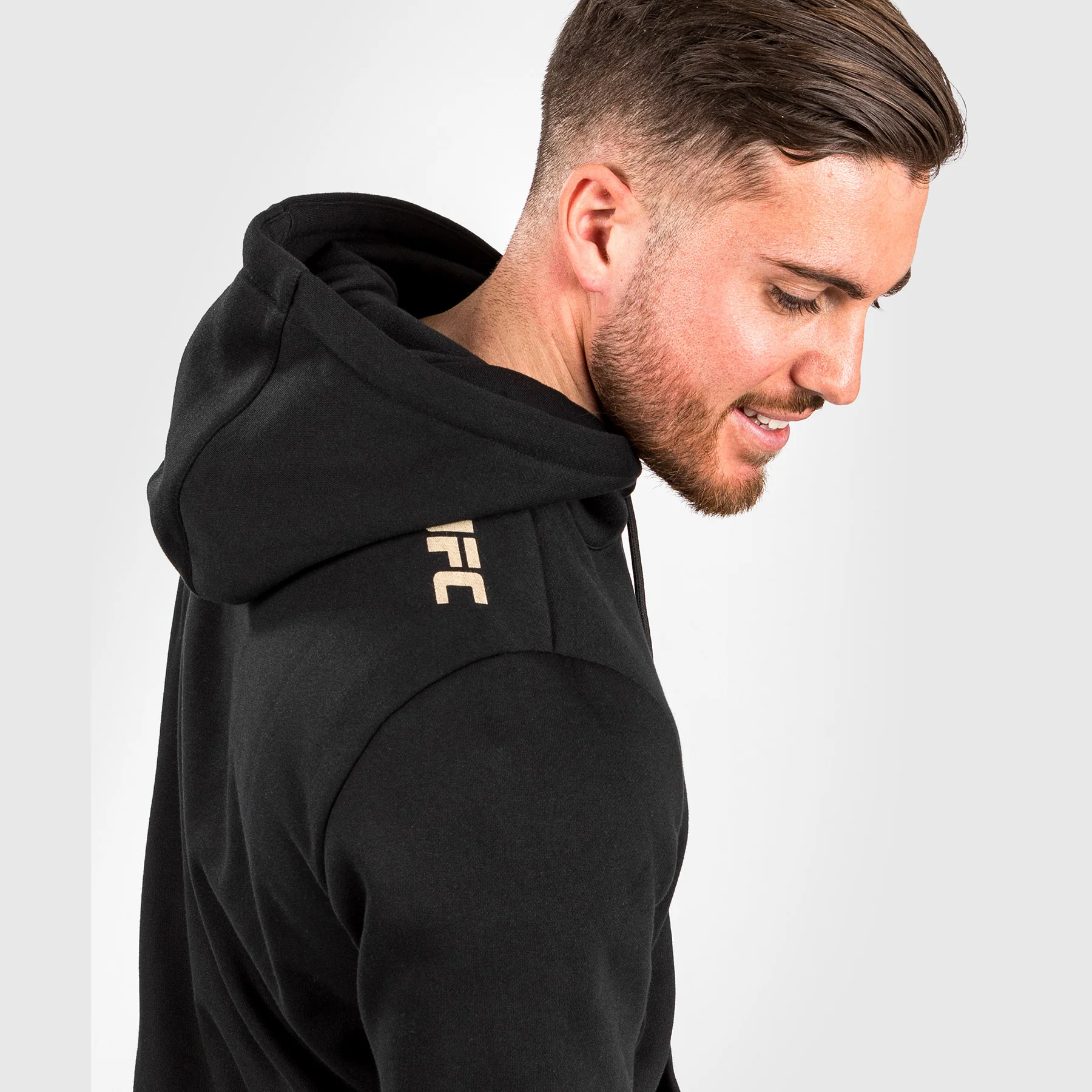 UFC Adrenaline by Venum Fight Week Men’s Pullover Hoodie - Black - Image 5