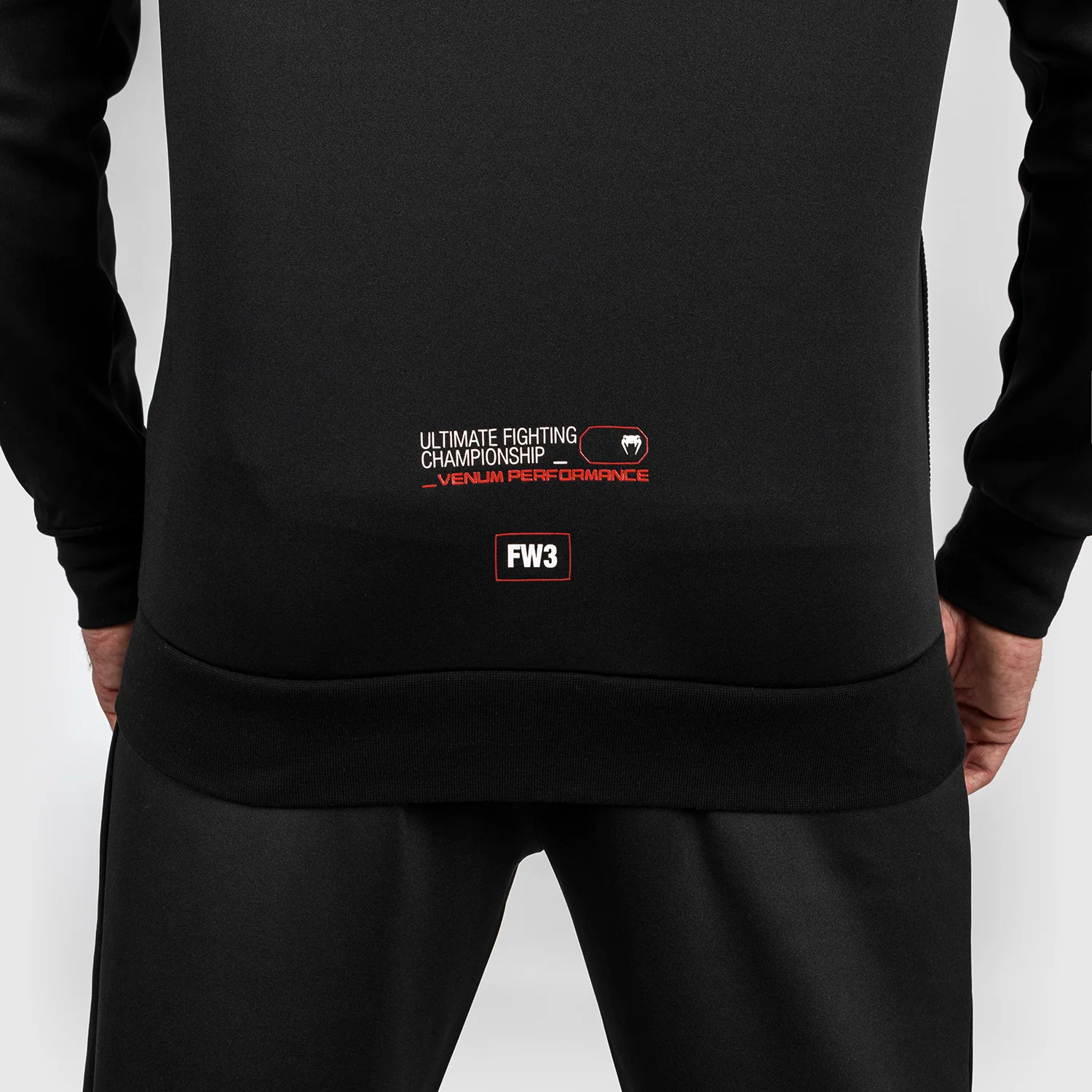 UFC Adrenaline by Venum Fight Week Men’s Zip Hoodie - Black - Image 8