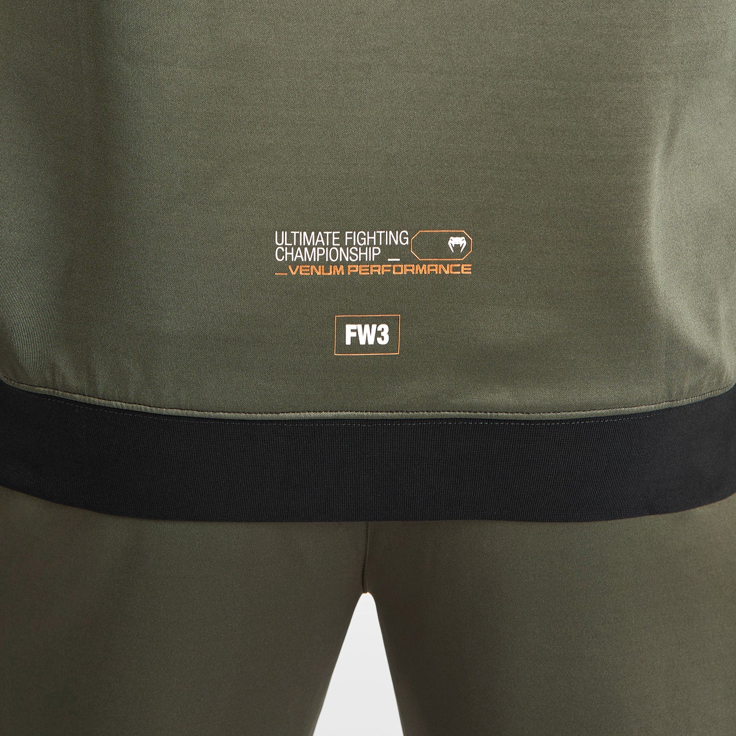 UFC Adrenaline by Venum Fight Week Men’s Zip Hoodie - Khaki/Bronze - Image 9