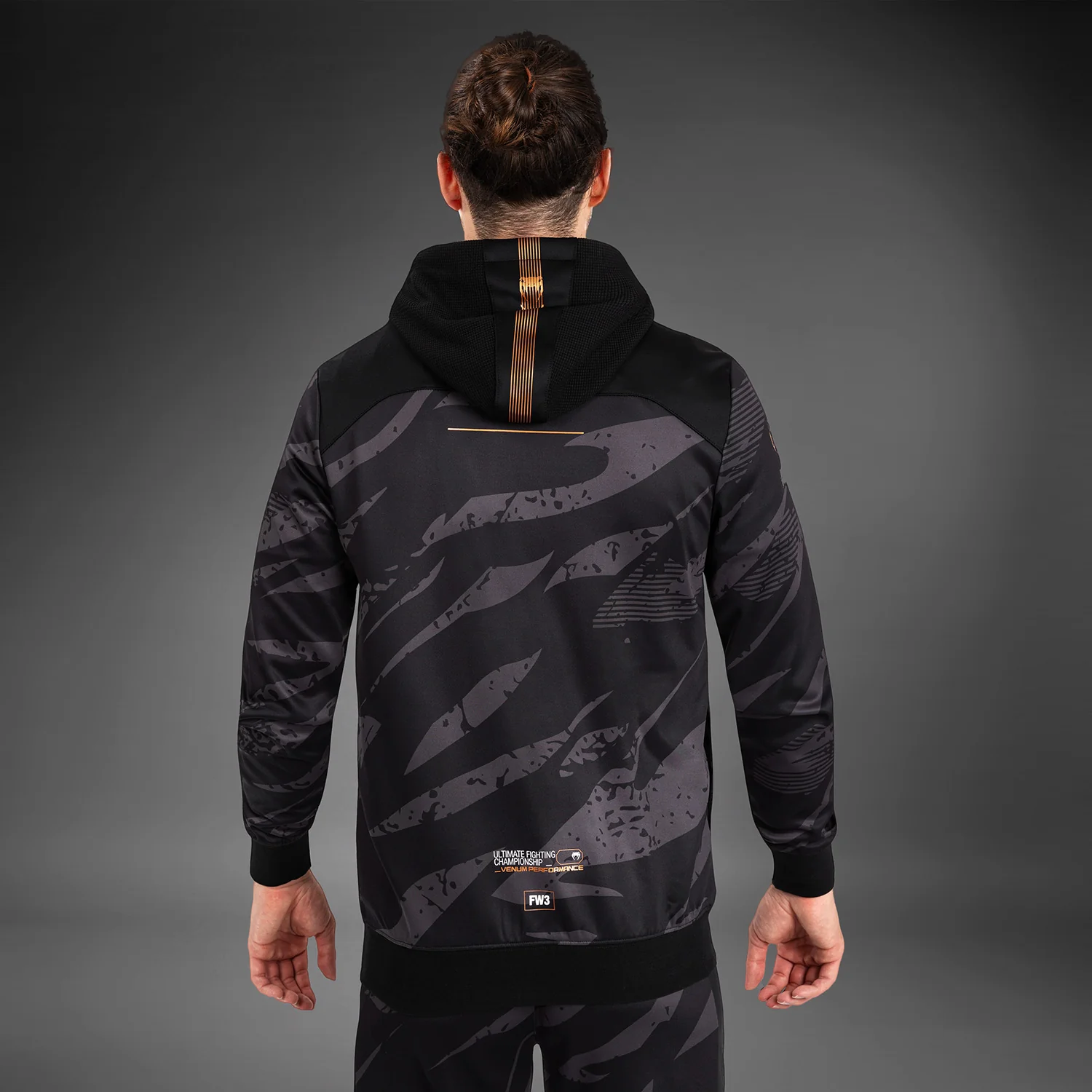 UFC Adrenaline by Venum Fight Week Men’s zip Hoodie - Urban Camo - Image 2