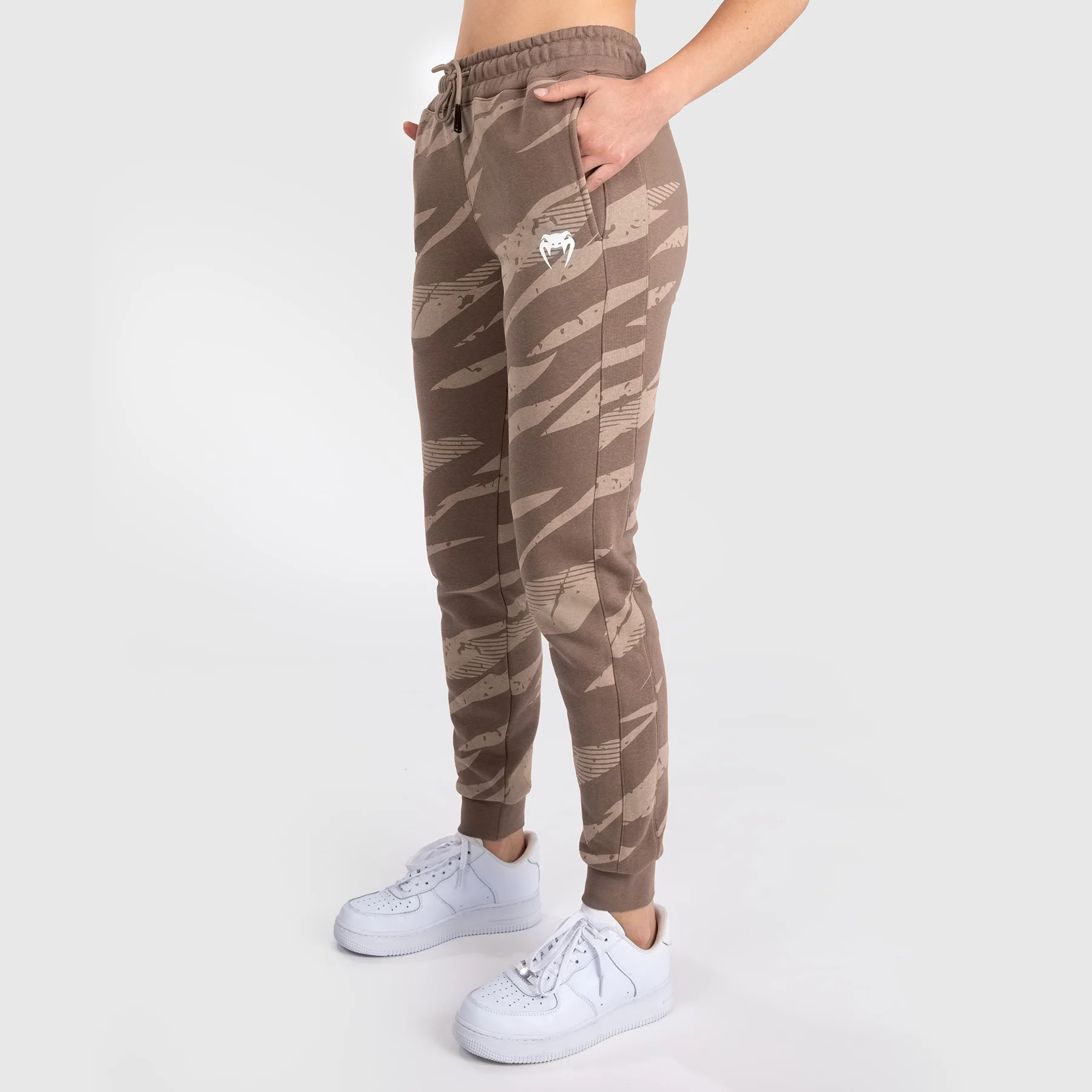 UFC Adrenaline by Venum Fight Week Women’s Cotton Pant - Desert Camo - Image 2