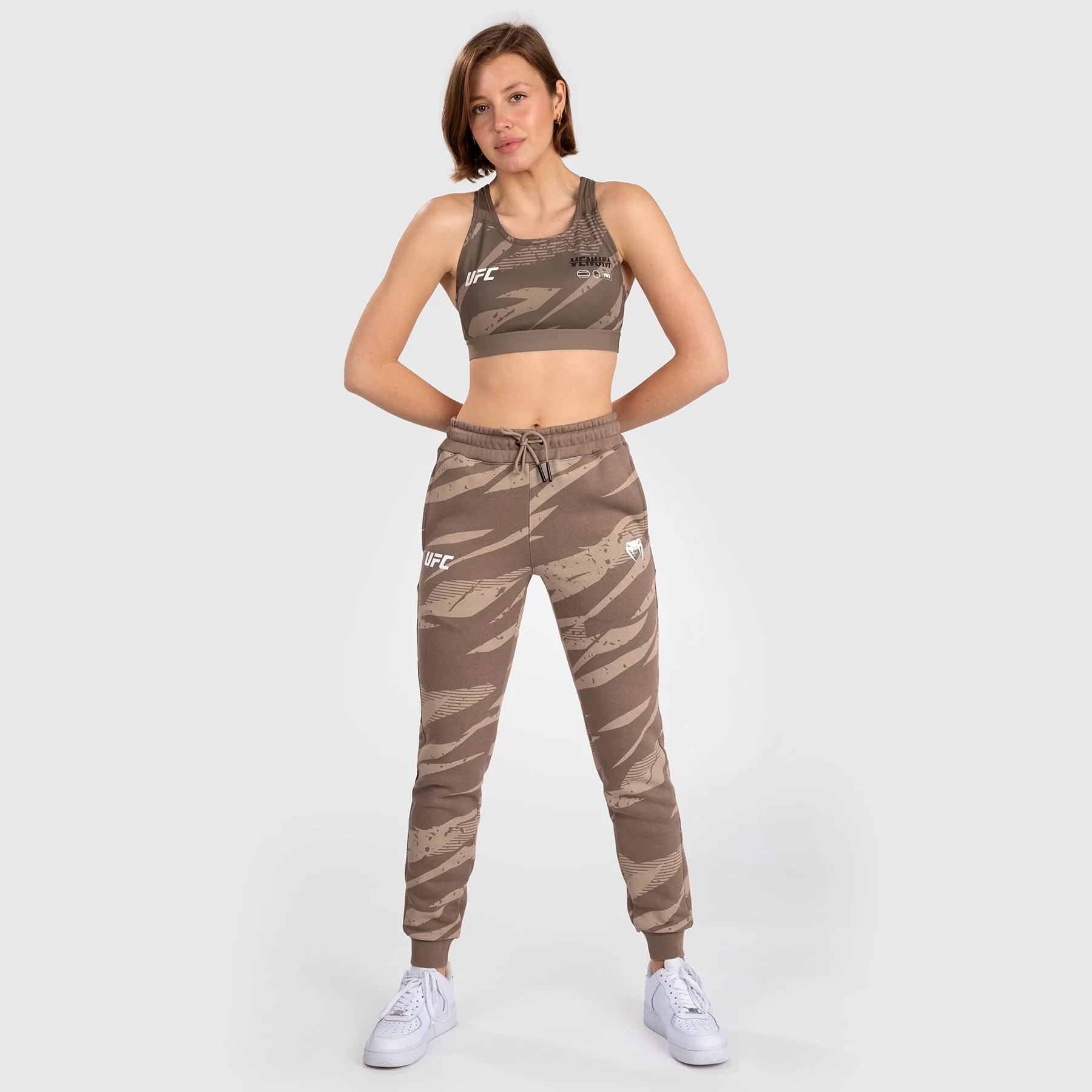 UFC Adrenaline by Venum Fight Week Women’s Cotton Pant - Desert Camo - Image 5