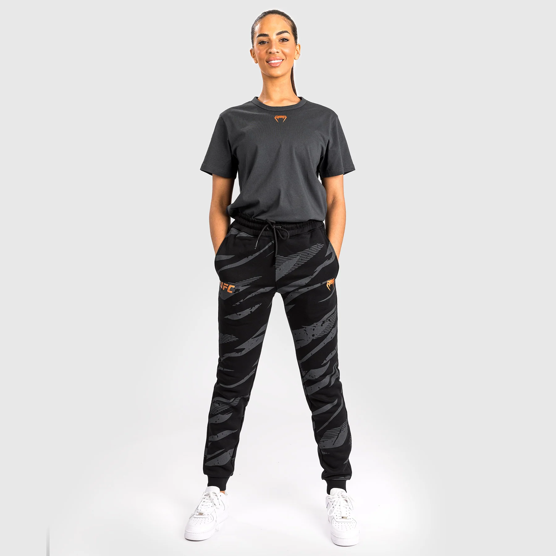UFC Adrenaline by Venum Fight Week Women’s Cotton Pant - Urban Camo - Image 2