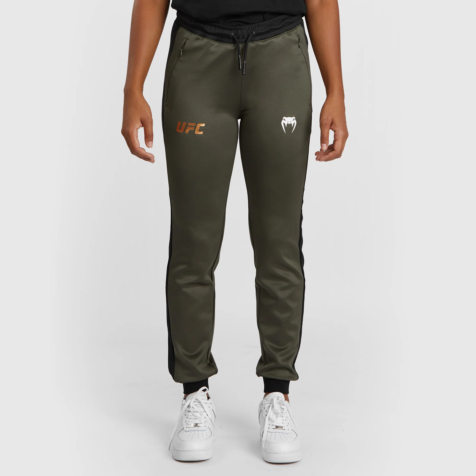 UFC Adrenaline by Venum Fight Week  Women’s Performance Jogging Pants - Khaki/Bronze