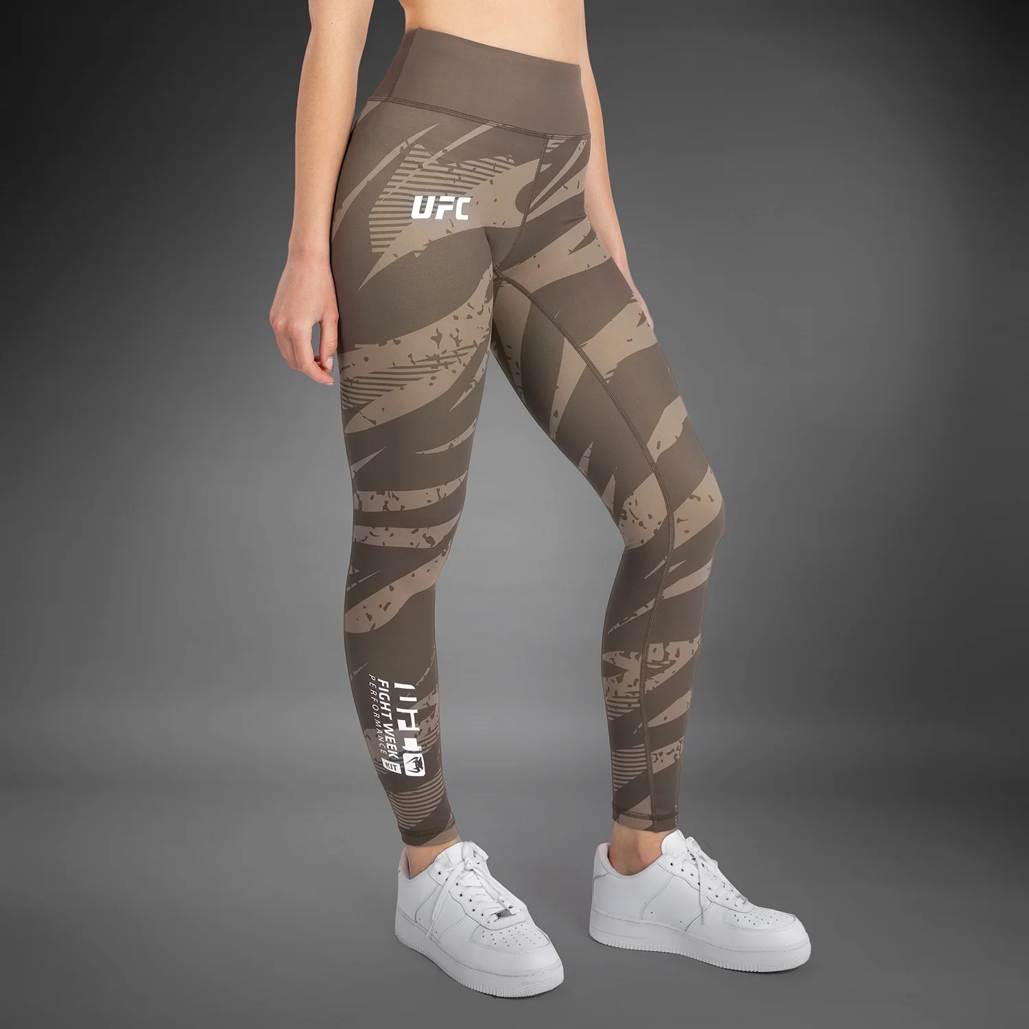 UFC Adrenaline by Venum Fight Week Women’s Performance Tight - Desert Camo - Image 6