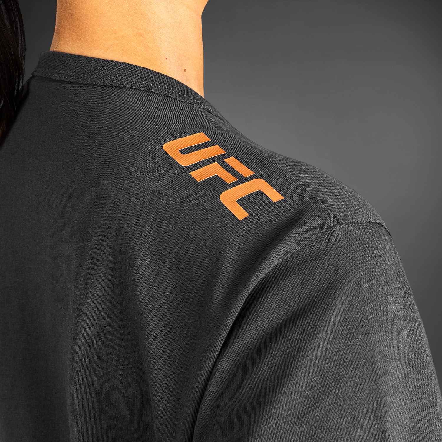 UFC Adrenaline by Venum Fight Week Women’s Short Sleeve Cotton T-Shirt - Charcoal Grey - Image 6