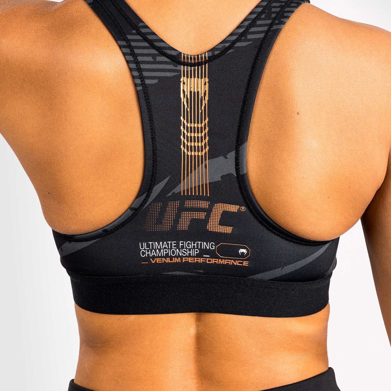 UFC Adrenaline by Venum Fight Week Women’s Sports Bra - Urban Camo - Image 7