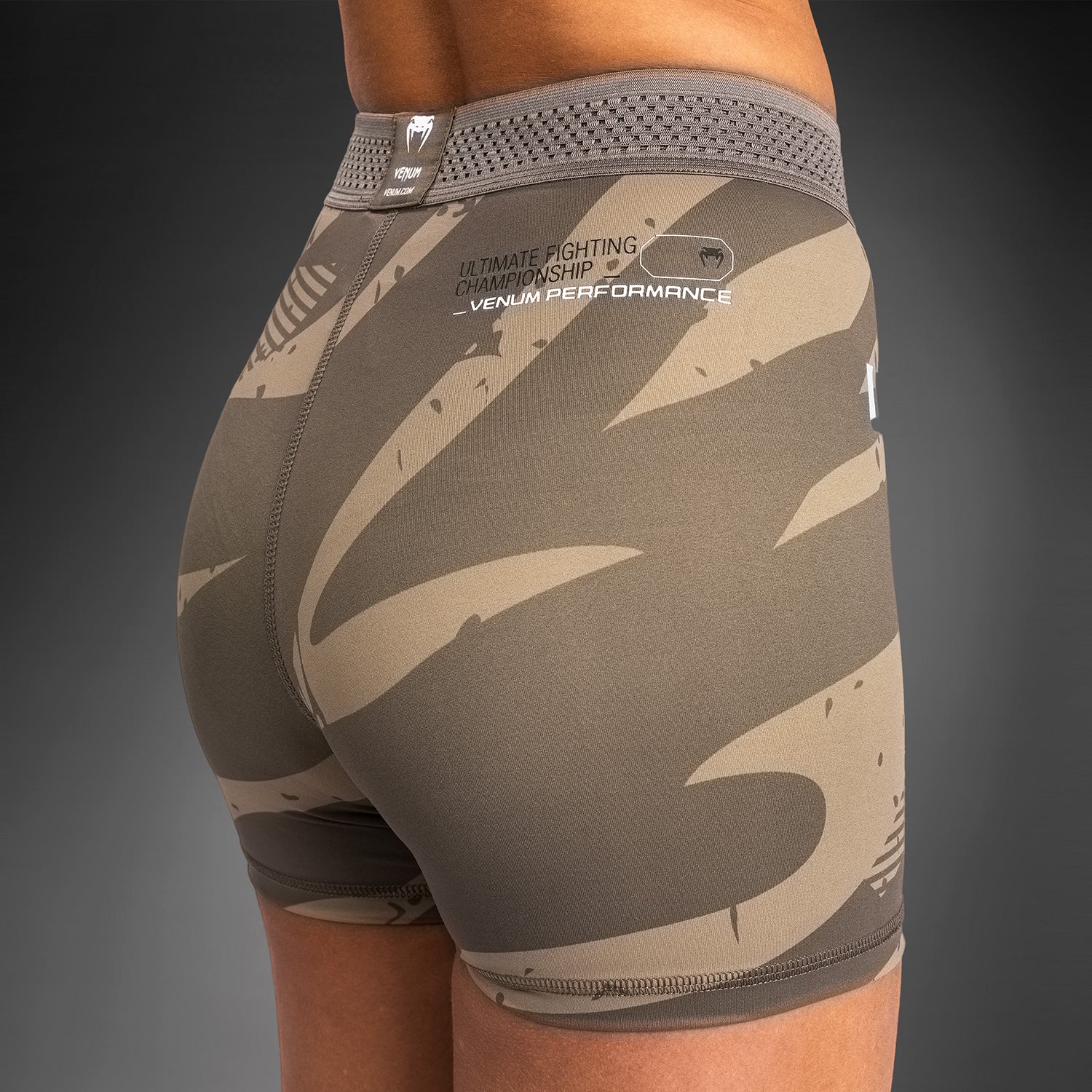 UFC Adrenaline by Venum Fight Week Women’s Vale Tudo Short - Desert Camo - Image 9
