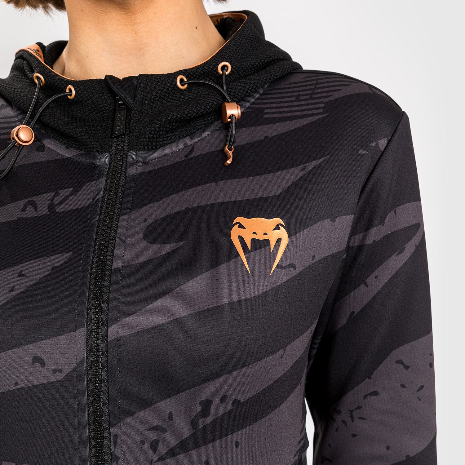 UFC Adrenaline by Venum Fight Week Women’s Zip Hoodie - Urban Camo - Image 5