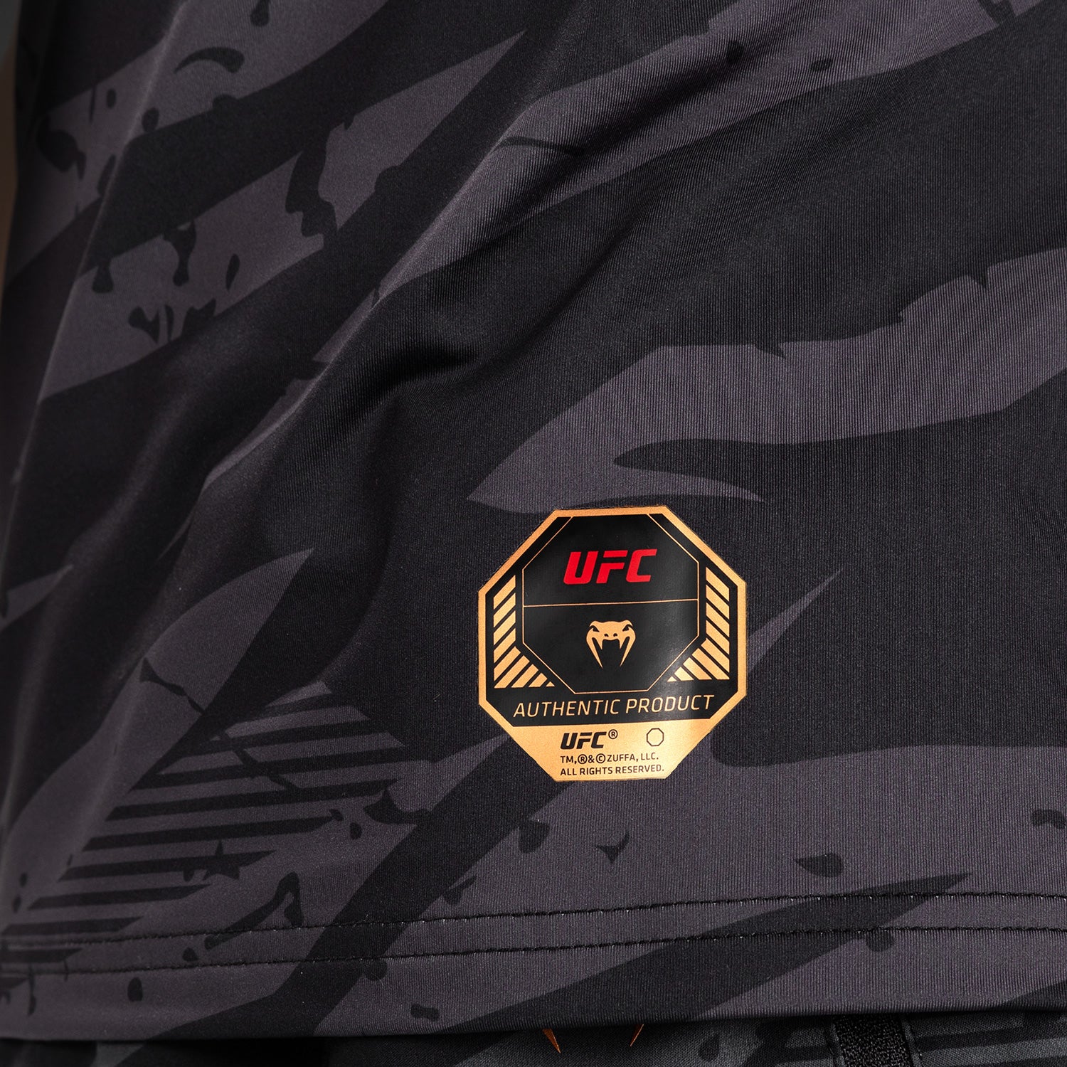 UFC Adrenaline by Venum Men's Fight Week Dry-Tech T-shirt - Urban Camo - Image 4