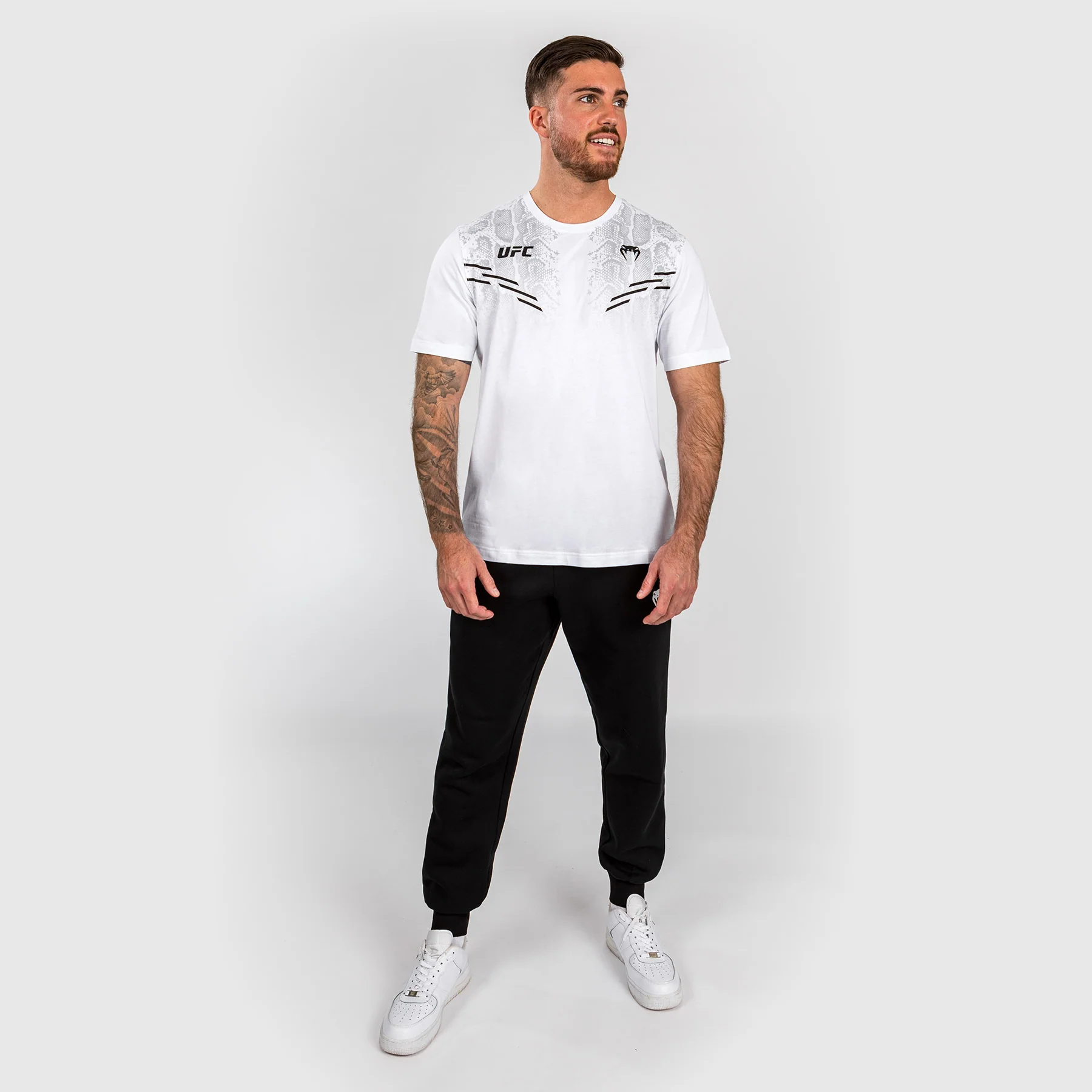 UFC Adrenaline by Venum Replica  Men’s Short-sleeve T-shirt - White - Image 3